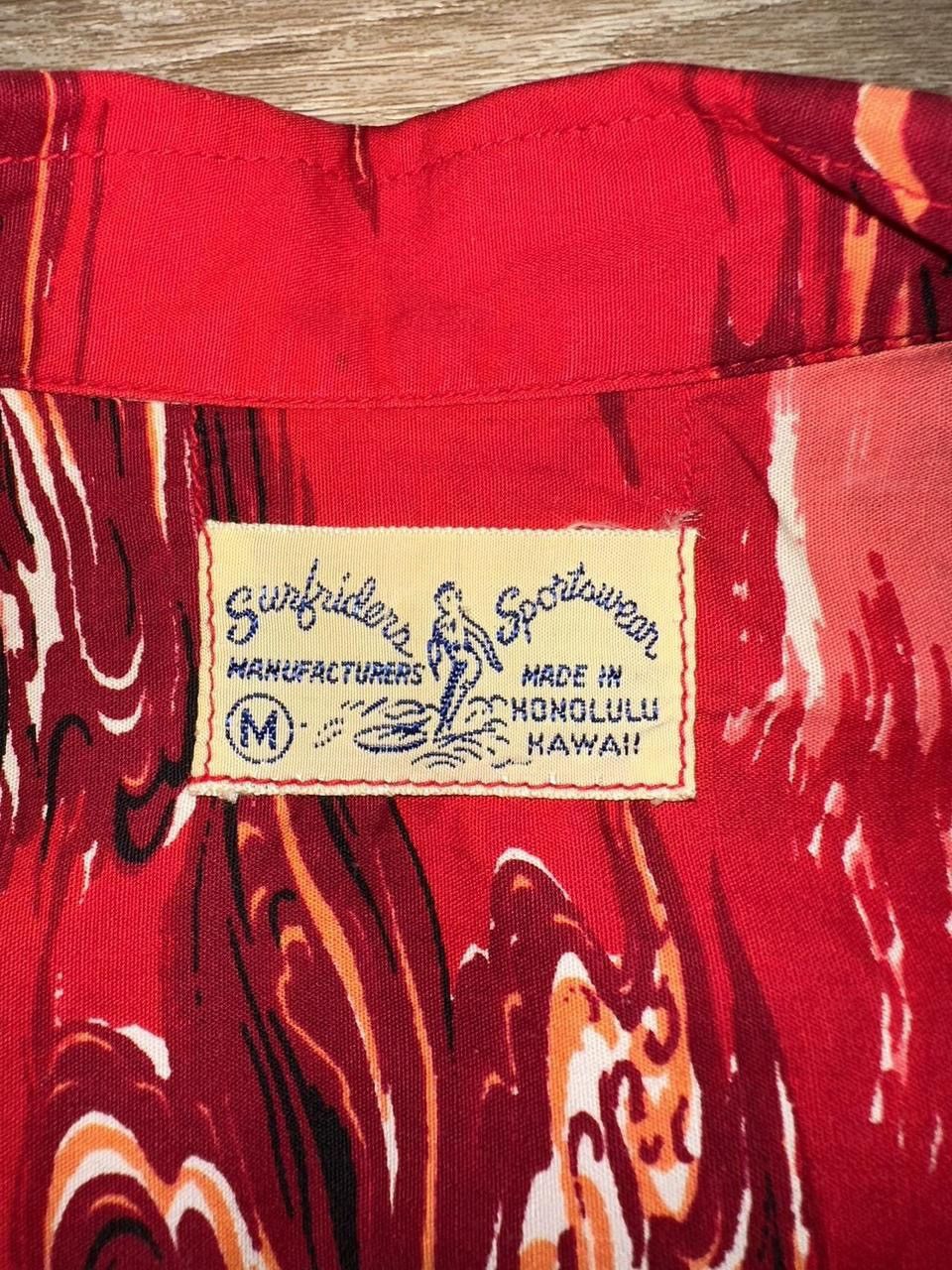 Other Vintage 50’s Surfriders Sportswear Hawaiian Button Up Shirt Size US M / EU 48-50 / 2 - 7 Thumbnail