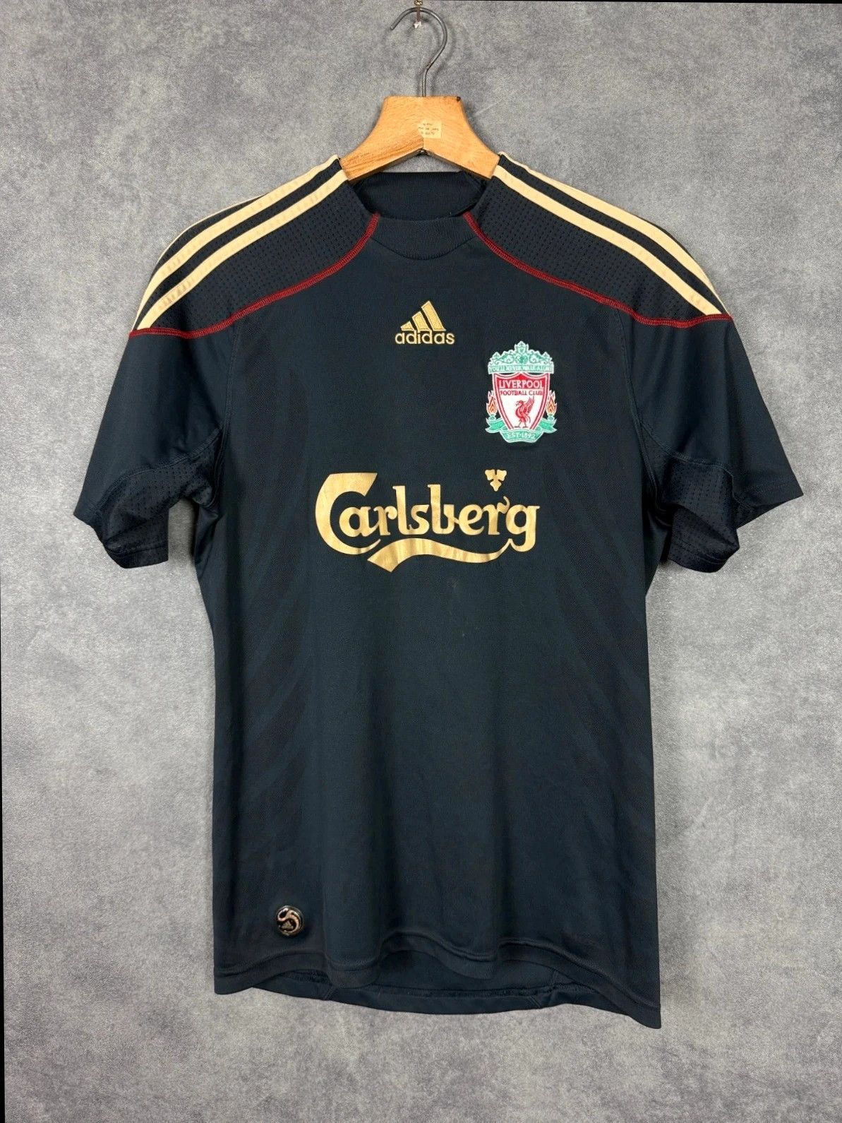 Adidas Adidas Liverpool 2009 Football Shirt Grey Vintage Size US S / EU 44-46 / 1 - 1 Thumbnail