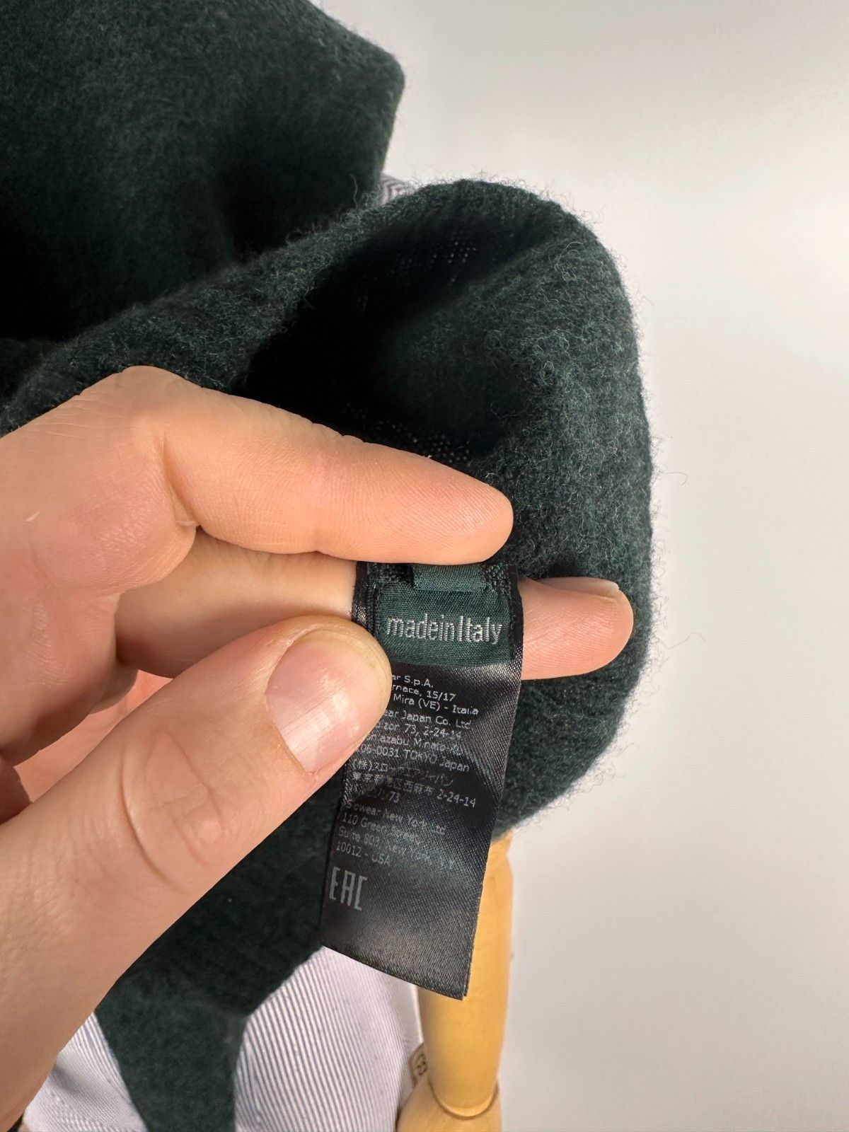 Zanone Zanone Crew Neck Sweater Knited Pullover Wool Green Size 48 Size US M / EU 48-50 / 2 - 9 Thumbnail