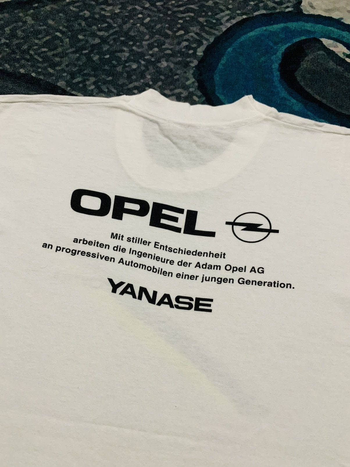 Fruit Of The Loom LAST DROP#Vintage 80’s Opel Yanase Single Stitch Made In Usa Size US L / EU 52-54 / 3 - 7 Thumbnail