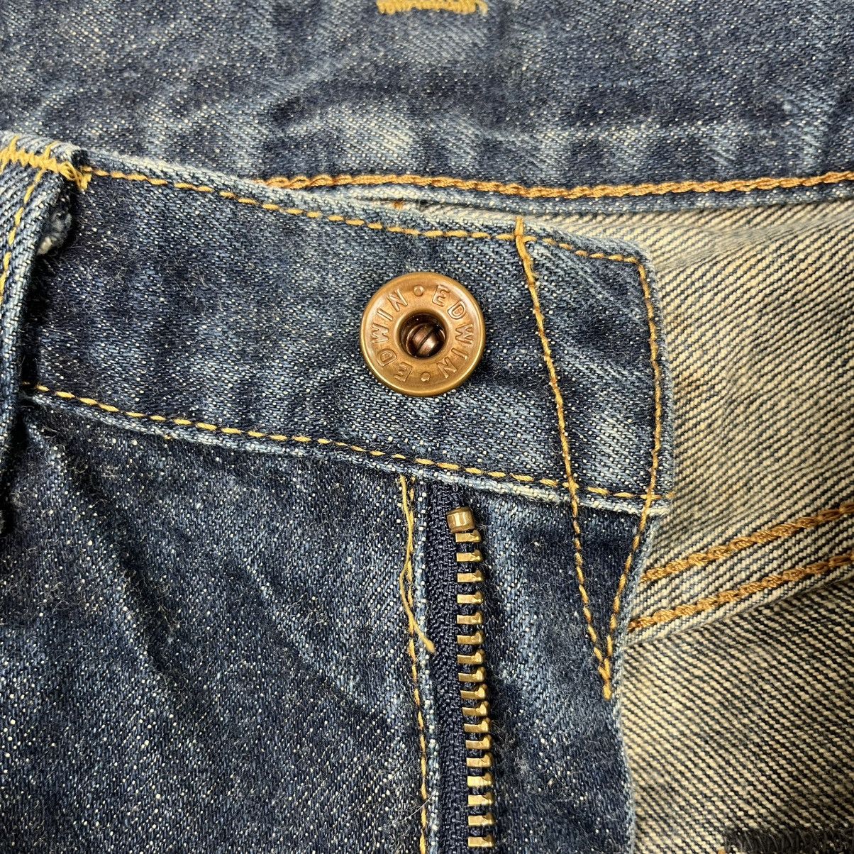 Edwin Vintage Edwin Lot 505 Redline Denim Jean Size US 32 / EU 48 - 18 Thumbnail