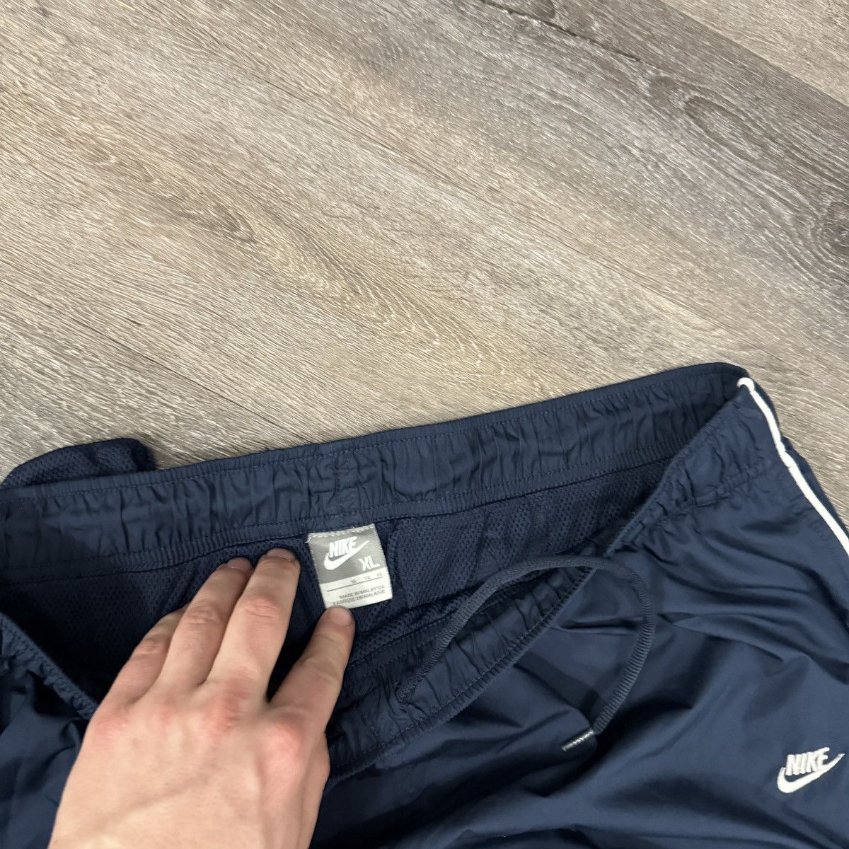 Nike × Vintage Essential Vintage y2k Nike baggy wide leg sweatpants Size US 36 / EU 52 - 4 Thumbnail
