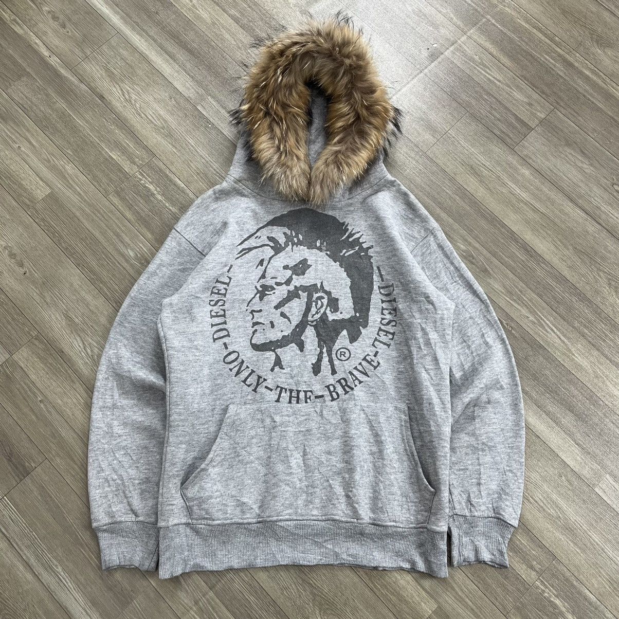 Diesel 2000s Diesel Punk Skulls Fur Zip Hoodie I6was9 Lgb Style Size US M / EU 48-50 / 2 - 1 Thumbnail