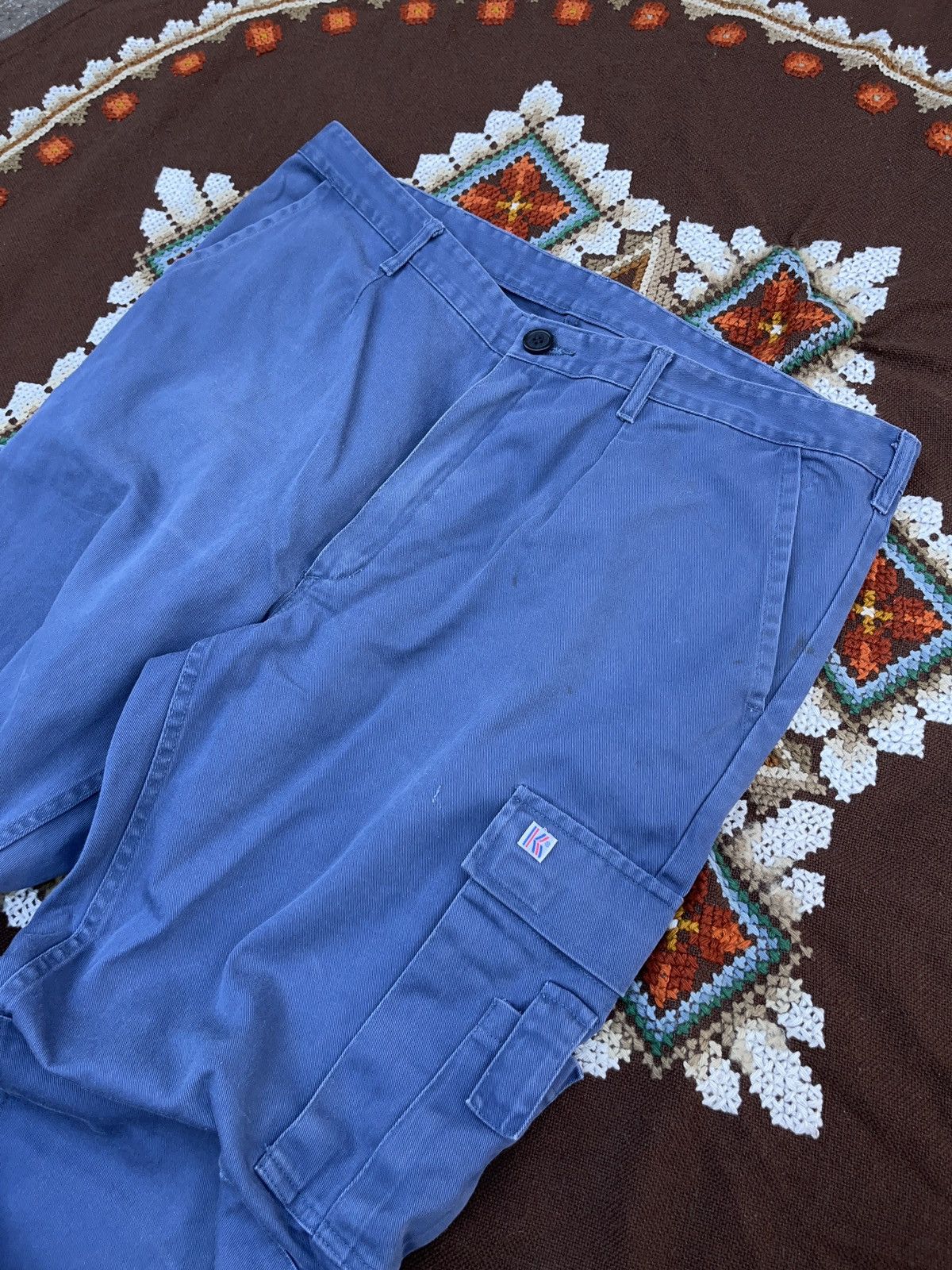 Le Laboureur × Vintage Vintage 80s German Sanfor Double Knee Pants Workwear Size US 36 / EU 52 - 5 Thumbnail