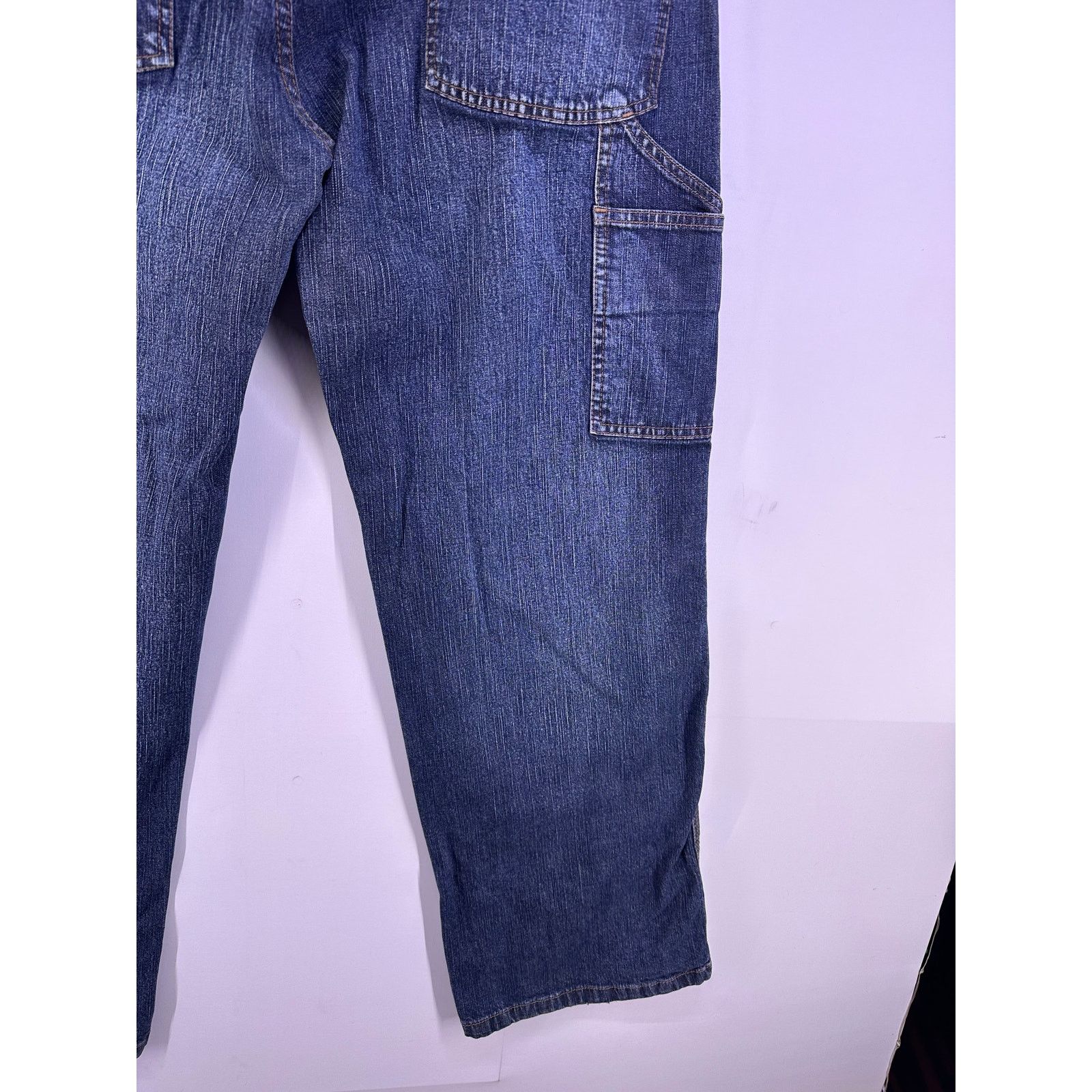 & Other Stories Berne Women’s Blue Carpenter Jeans Size 16 Size 38" / US 16 / IT 52 - 9 Thumbnail