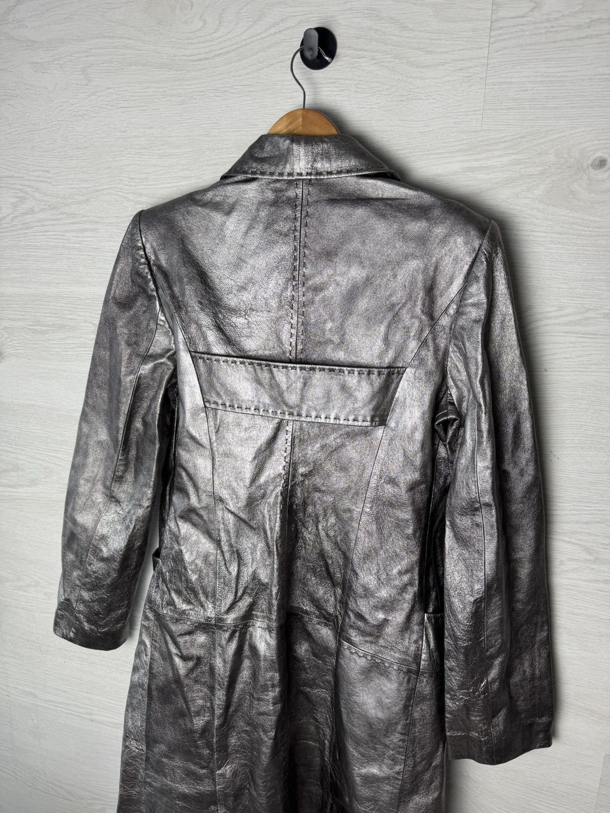 Just Cavalli Just Cavalli Coat Long Silver Metallic Size M / US 6-8 / IT 42-44 - 16 Thumbnail