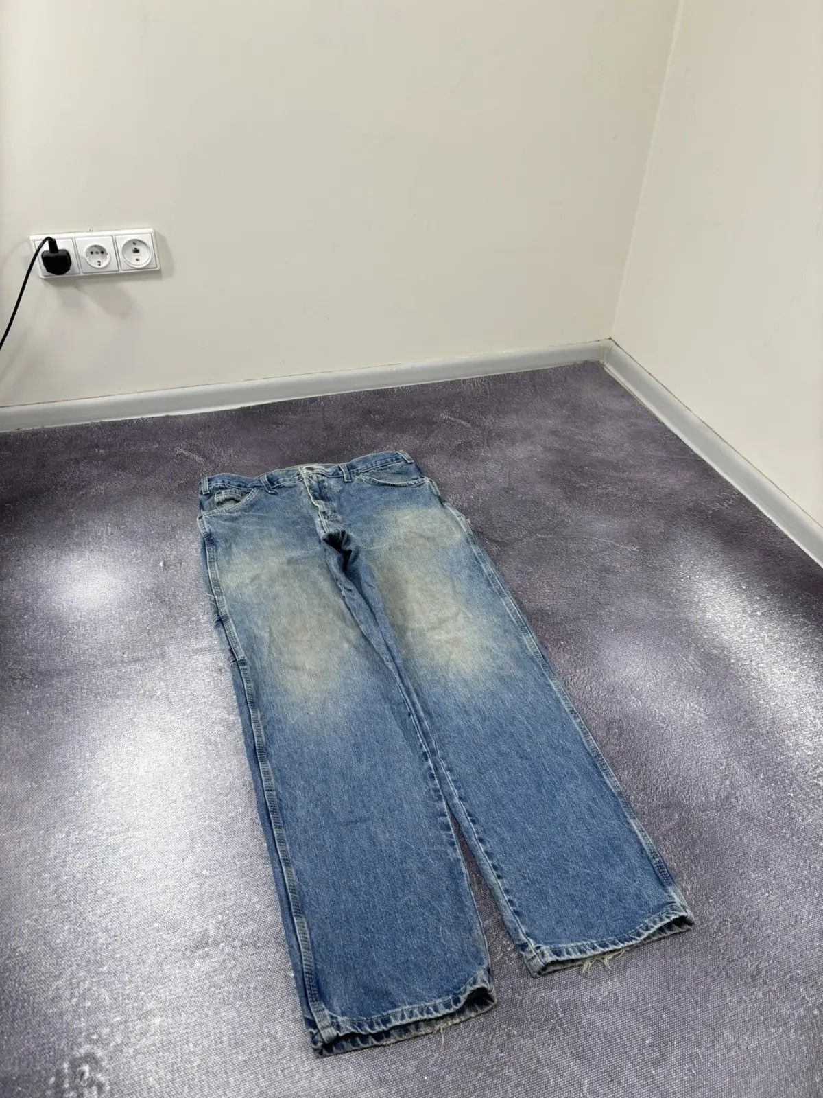 Dickies × Vintage Vintage Dickies Loose Fit USA Hype Work Denim Jeans Size US 34 / EU 50 - 6 Thumbnail