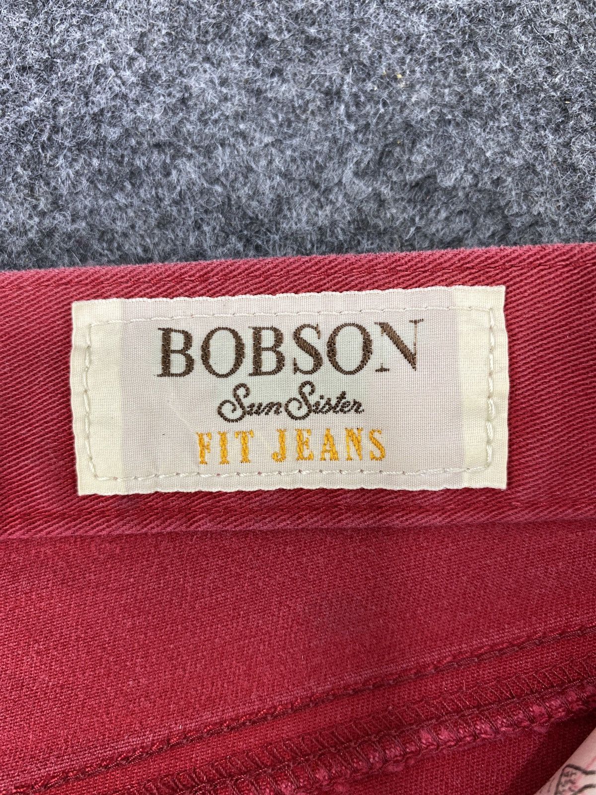 Japanese Brand × Jean Bobson Fit Red Jeans - J1043 Size 24" / US 00 / IT 34 - 9 Thumbnail