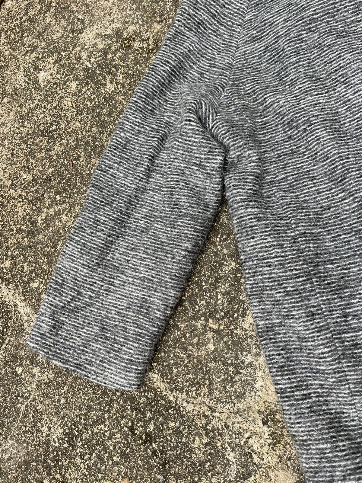 Japanese Brand Nouvelle et Chic Hooded Wool Blend Coat 38 Gray Size XS / US 0-2 / IT 36-38 - 10 Thumbnail