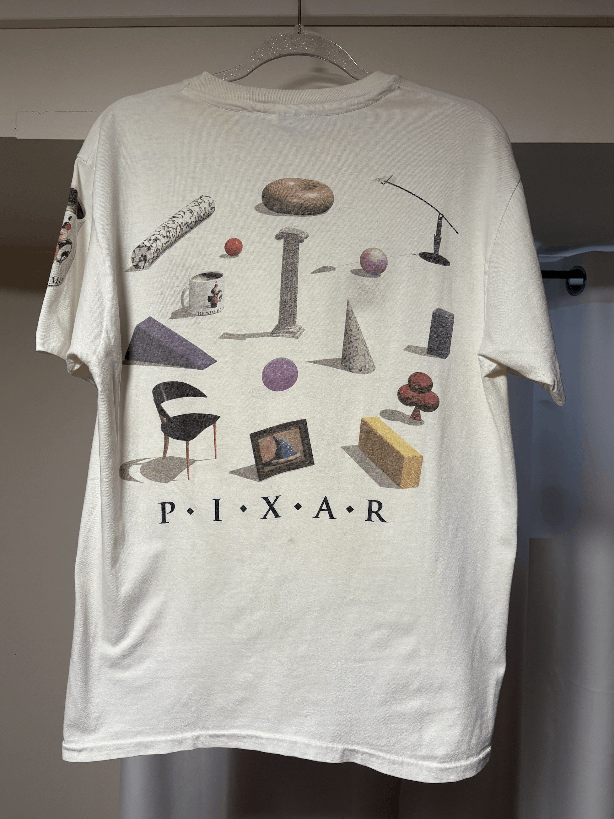 Hanes Vintage 1990 Pixar Showplace MAC PC 3D Computer Animation T Size US L / EU 52-54 / 3 - 2 Thumbnail