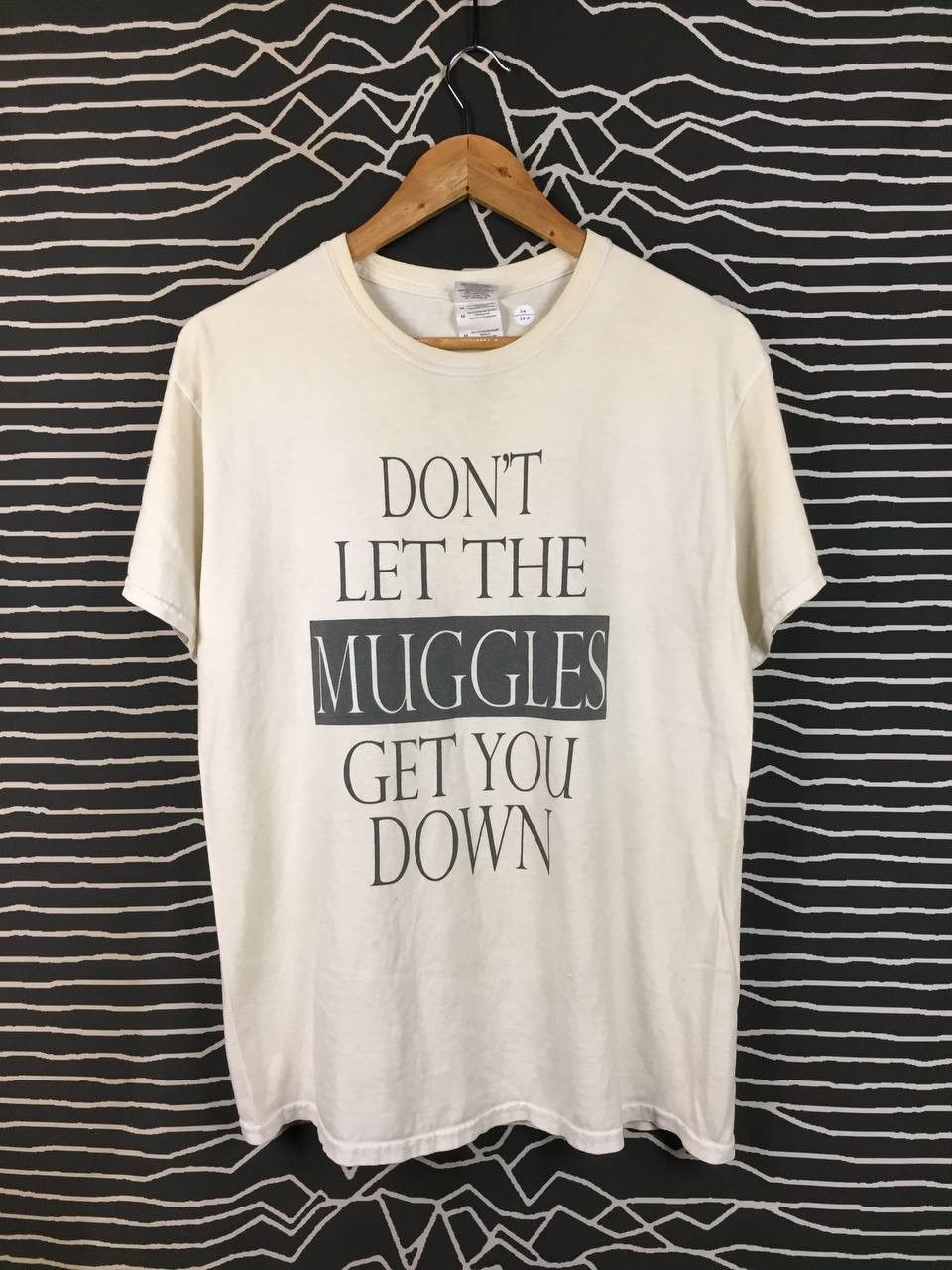 Vintage Harry Potter Don't Let The Muggles Get You Down Quote Tee Size US M / EU 48-50 / 2 - 1 Thumbnail