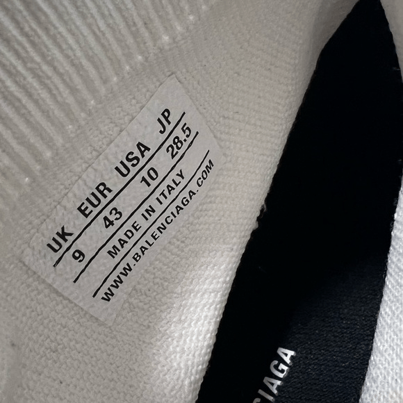 Balenciaga Balenciaga Speed 2.0 Allover Logo Recycled Knit Sneaker Whit Size US 10 / EU 43 - 5 Thumbnail