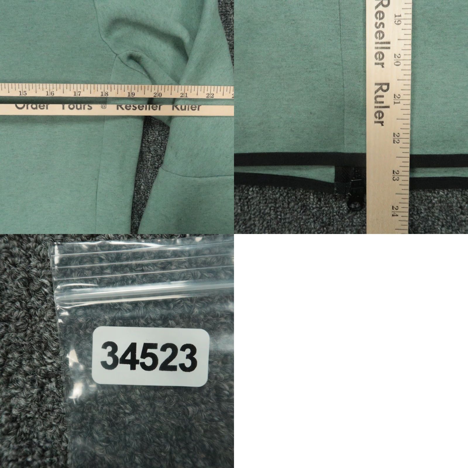 Nike Nike Hoodie Men Small Ice Green Tech Fleece Windrunner Full Zip Winterized Size US S / EU 44-46 / 1 - 8 Thumbnail