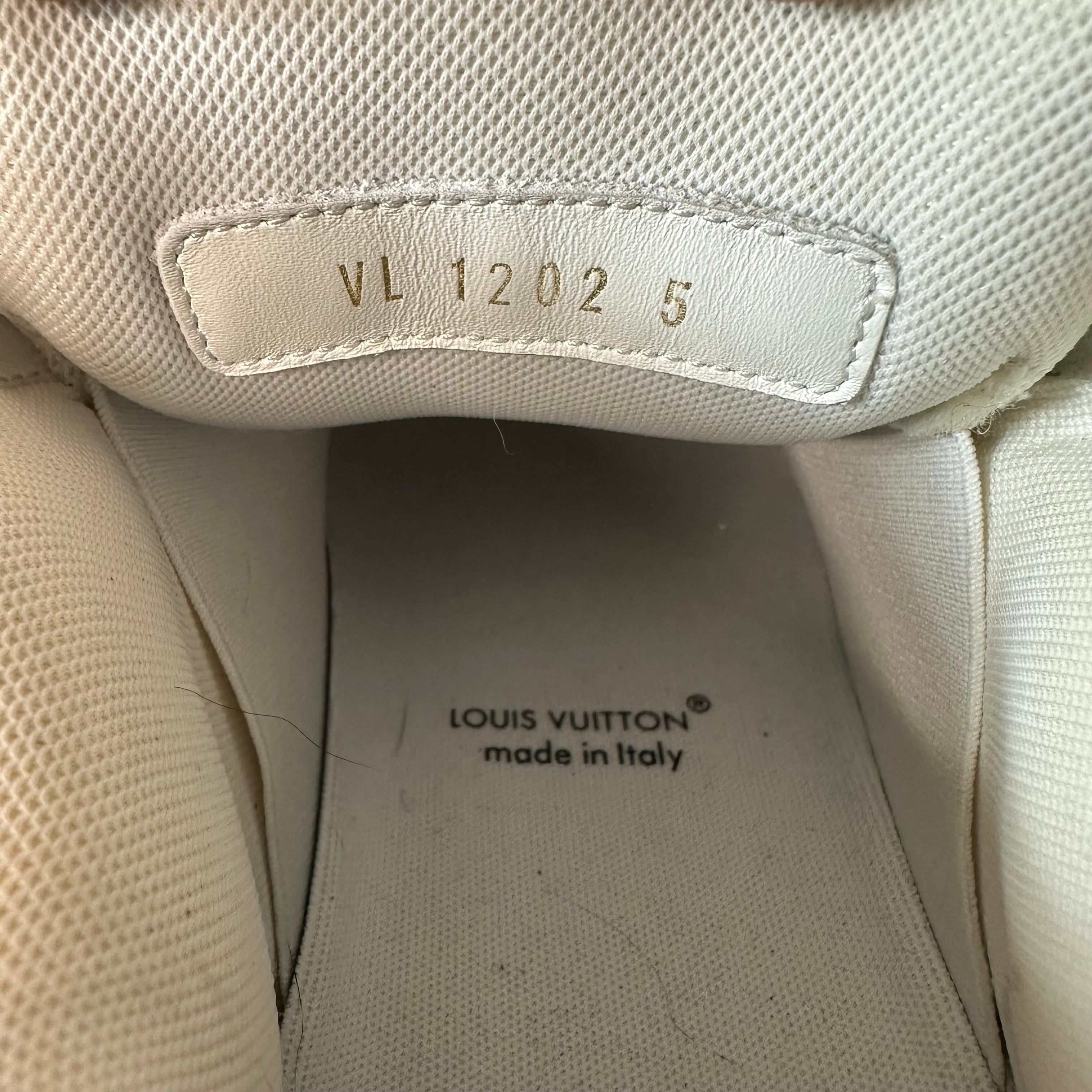 Louis Vuitton Louis Vuitton Orange White Maxi Trainer Sz 6.5 (5LV) Size US 6.5 / EU 39-40 - 7 Thumbnail