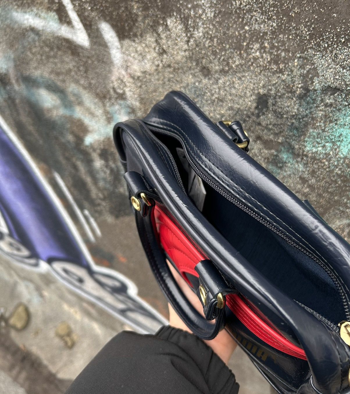 Puma × Vintage Vintage Puma Y2k Leather Mini Bag Size ONE SIZE - 10 Thumbnail