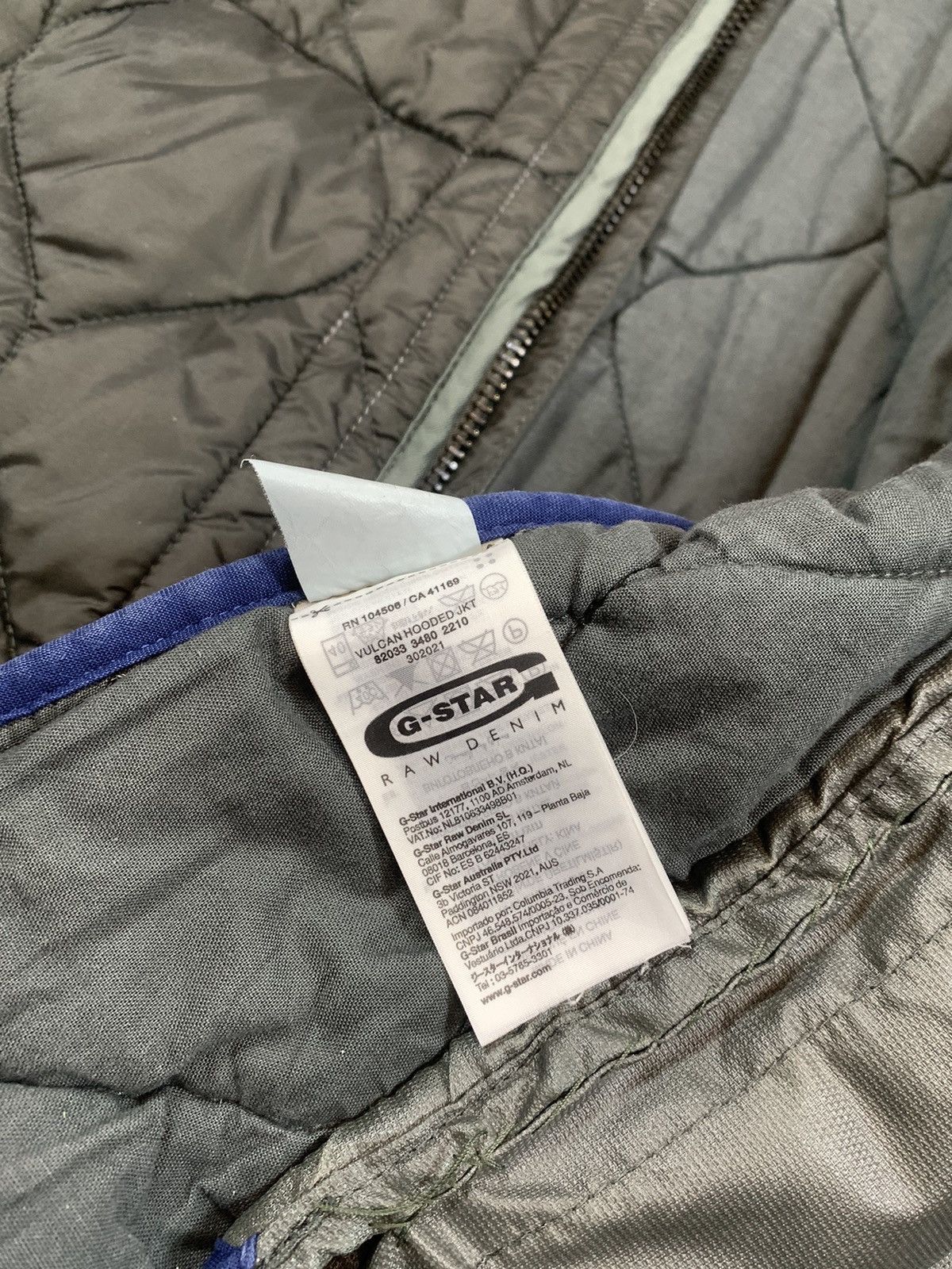 G-Star Vintage Y2K G-Star Raw Vulcan Hooded jacket quilted size L Size US L / EU 52-54 / 3 - 7 Thumbnail