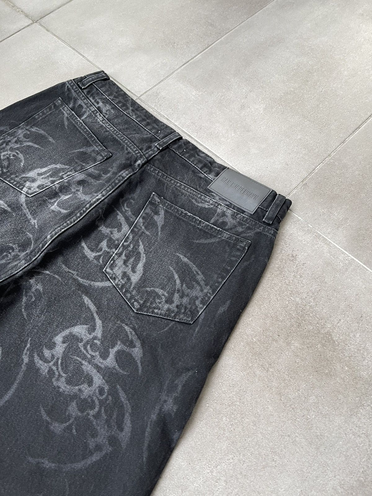 Han Kjobenhavn !DS! FW22 Han Kjobenhavn Tribal Baggy Distressed Denim Pants Size US 32 / EU 48 - 19 Thumbnail