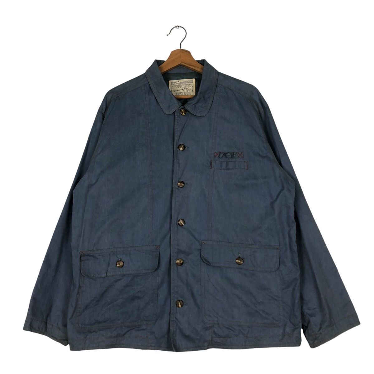 Japanese Brand Vintage Chore Jacket World Finest Issey Miyake Multi Pocket Size US M / EU 48-50 / 2 - 2 Thumbnail