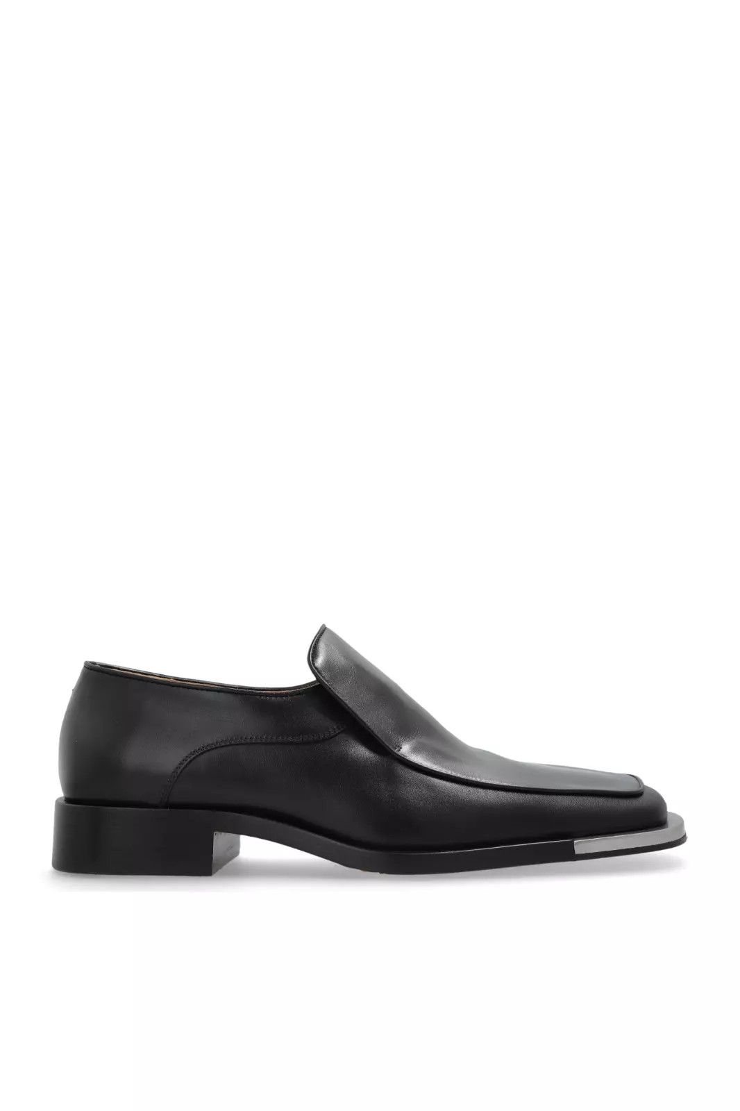 BOTTEGA VENETA Marcello Black Leather Loafers New