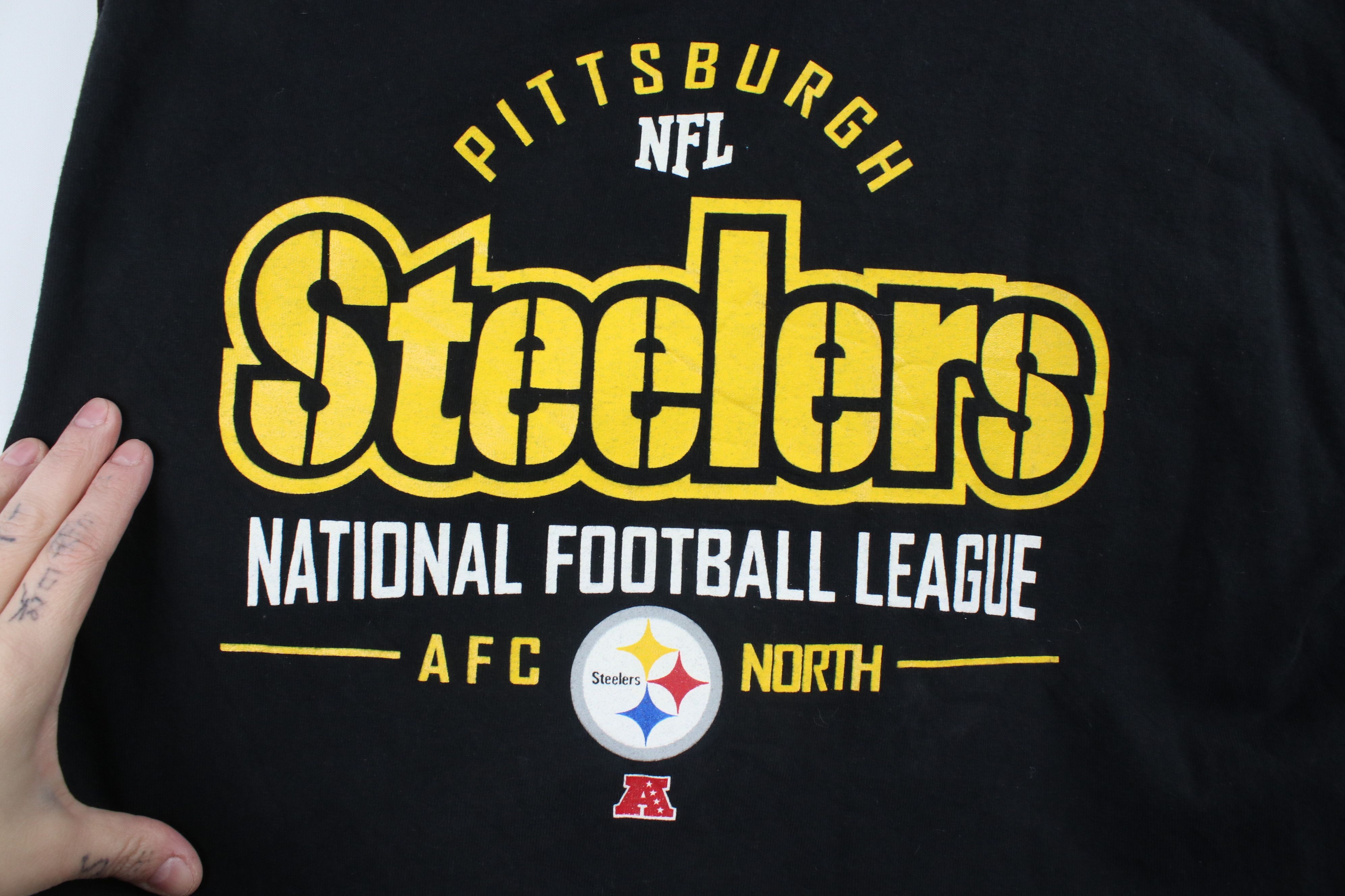 Vintage Vintage Spell Pittsburgh Steelers Long Sleeve T-Shirt Black Size US M / EU 48-50 / 2 - 4 Thumbnail
