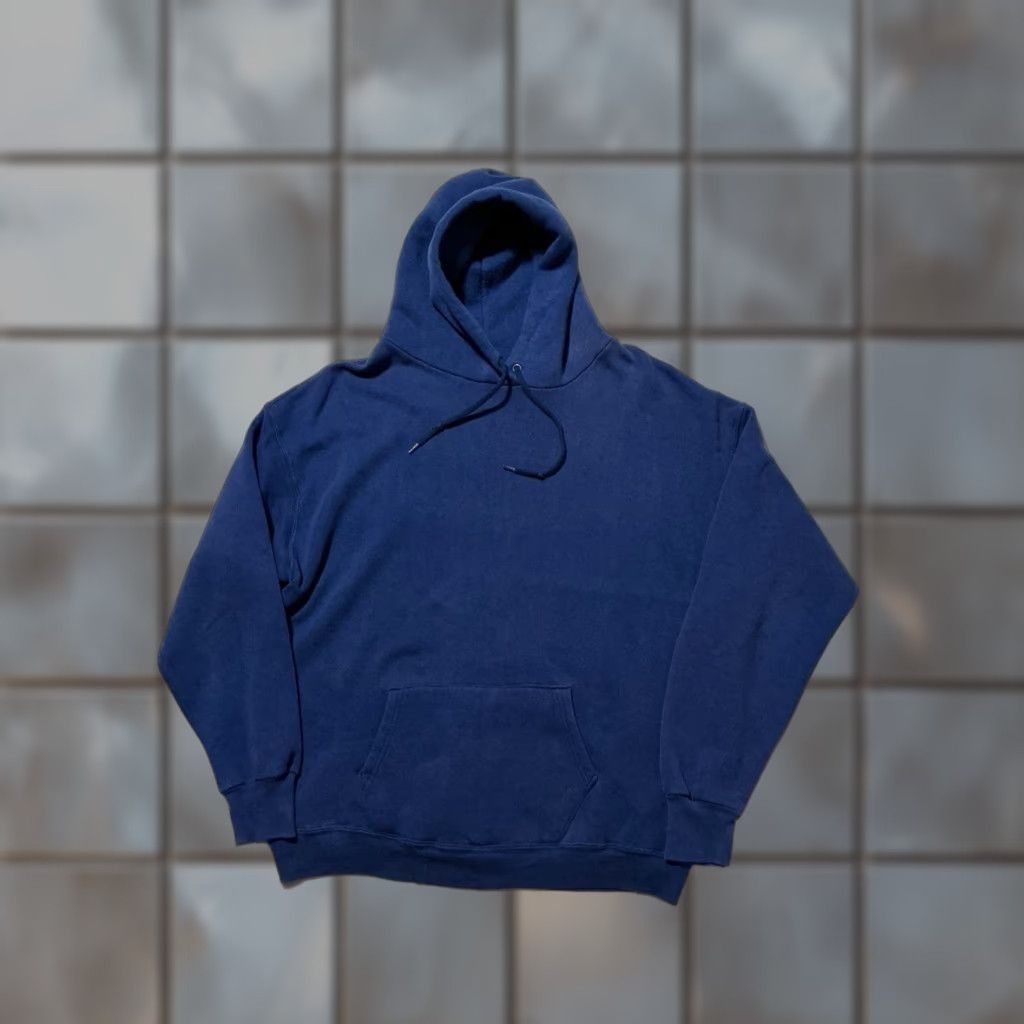 Vintage VINTAGE Pannill Hoodie Blue Pullover 50/50 Fleece Made In USA XL Men Size US XL / EU 56 / 4 - 1 Thumbnail
