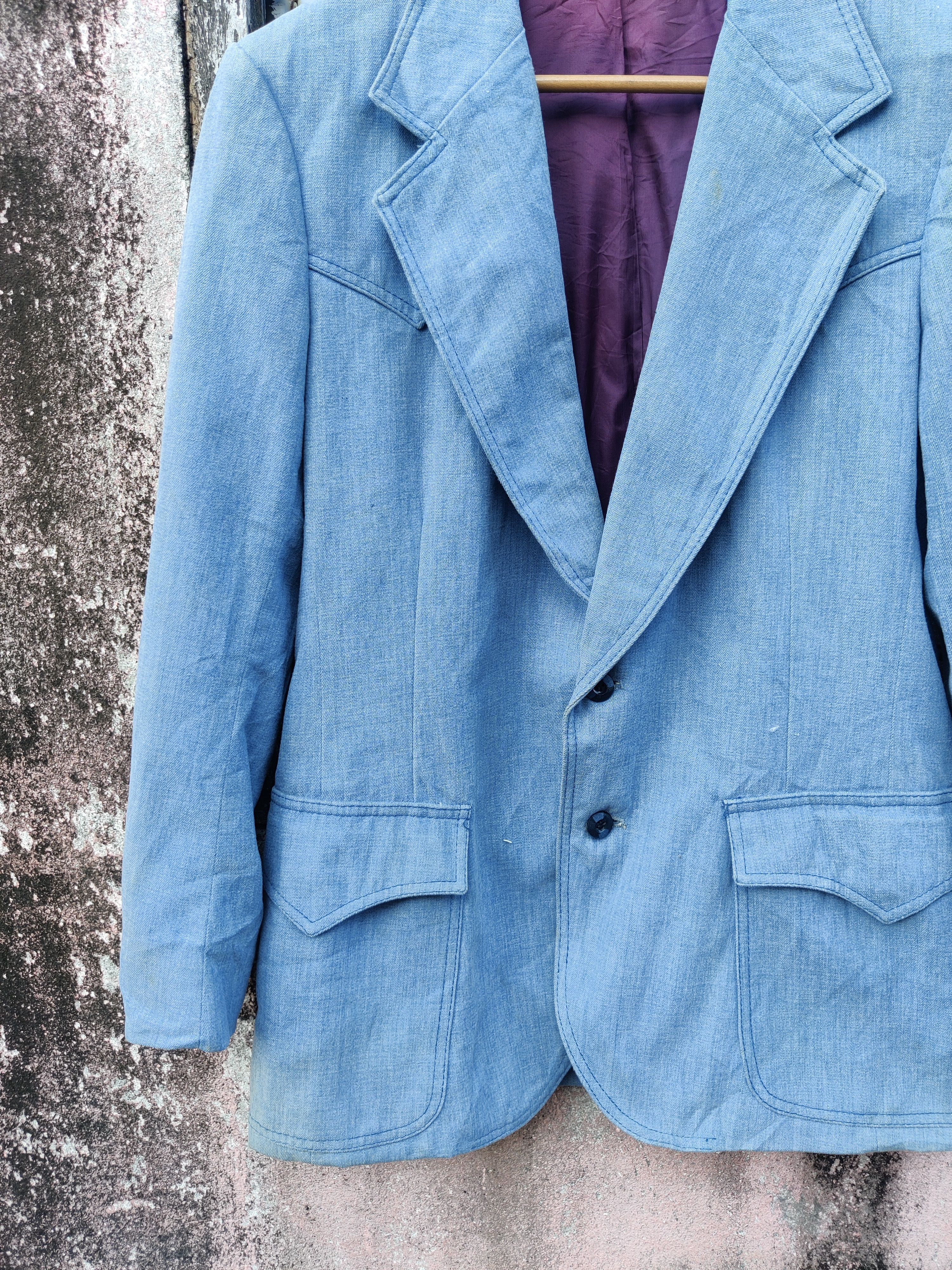 Lee Vintage Sun Faded Archive Lee Denim Coat Jacket Size US M / EU 48-50 / 2 - 4 Thumbnail