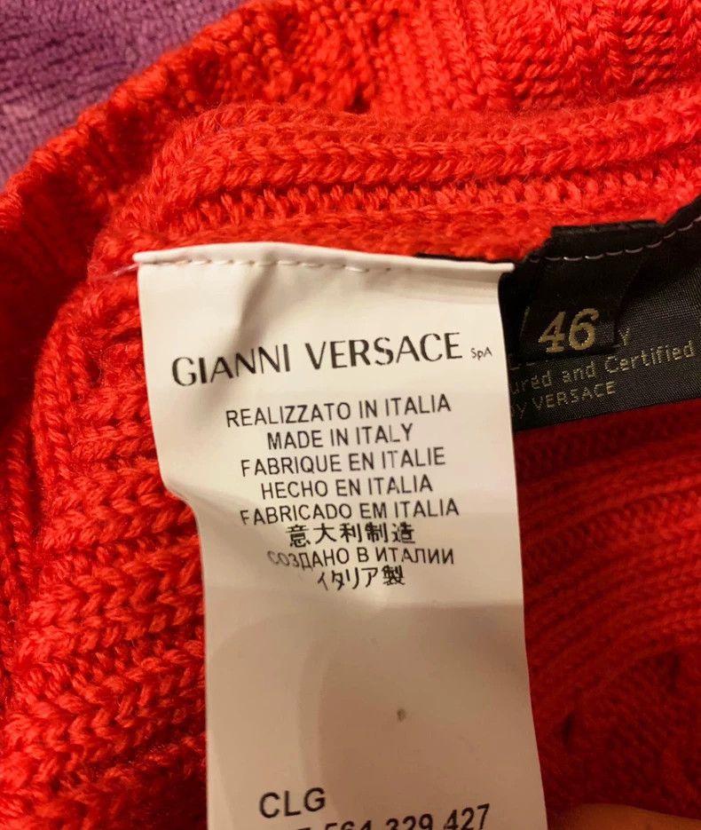 Versace Versace Medusa gold buckle sweater Size L / US 10 / IT 46 - 4 Thumbnail
