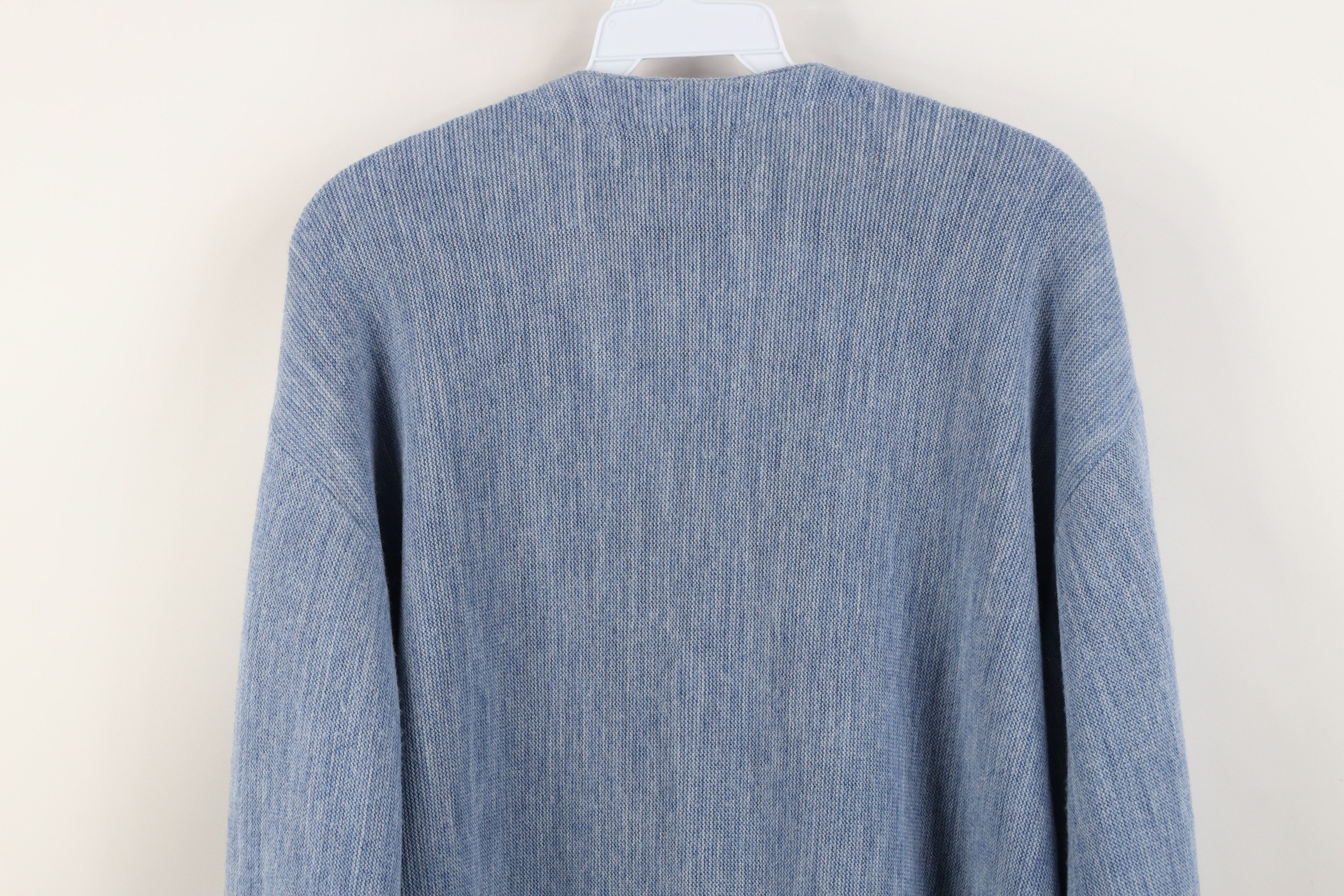 Vintage Vintage 90s Streetwear Kurt Cobain Cardigan Sweater Blue USA Size US XL / EU 56 / 4 - 8 Thumbnail