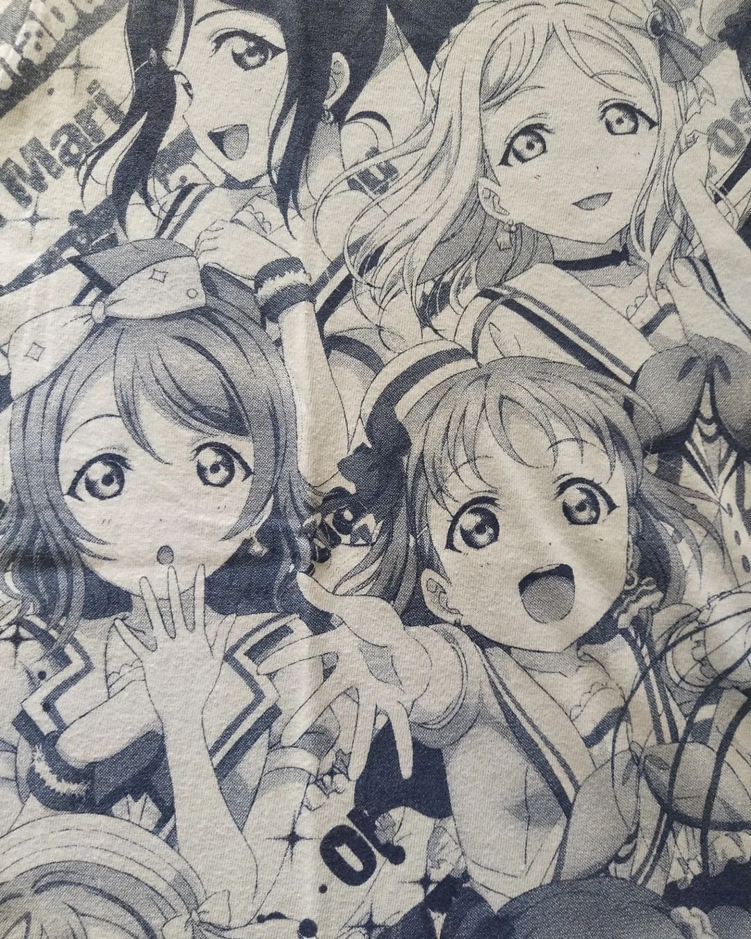 Anime × Japanese Brand Love Live Sunshine! All Over Blue Anime Idol Tee Cospa Size US M / EU 48-50 / 2 - 3 Thumbnail