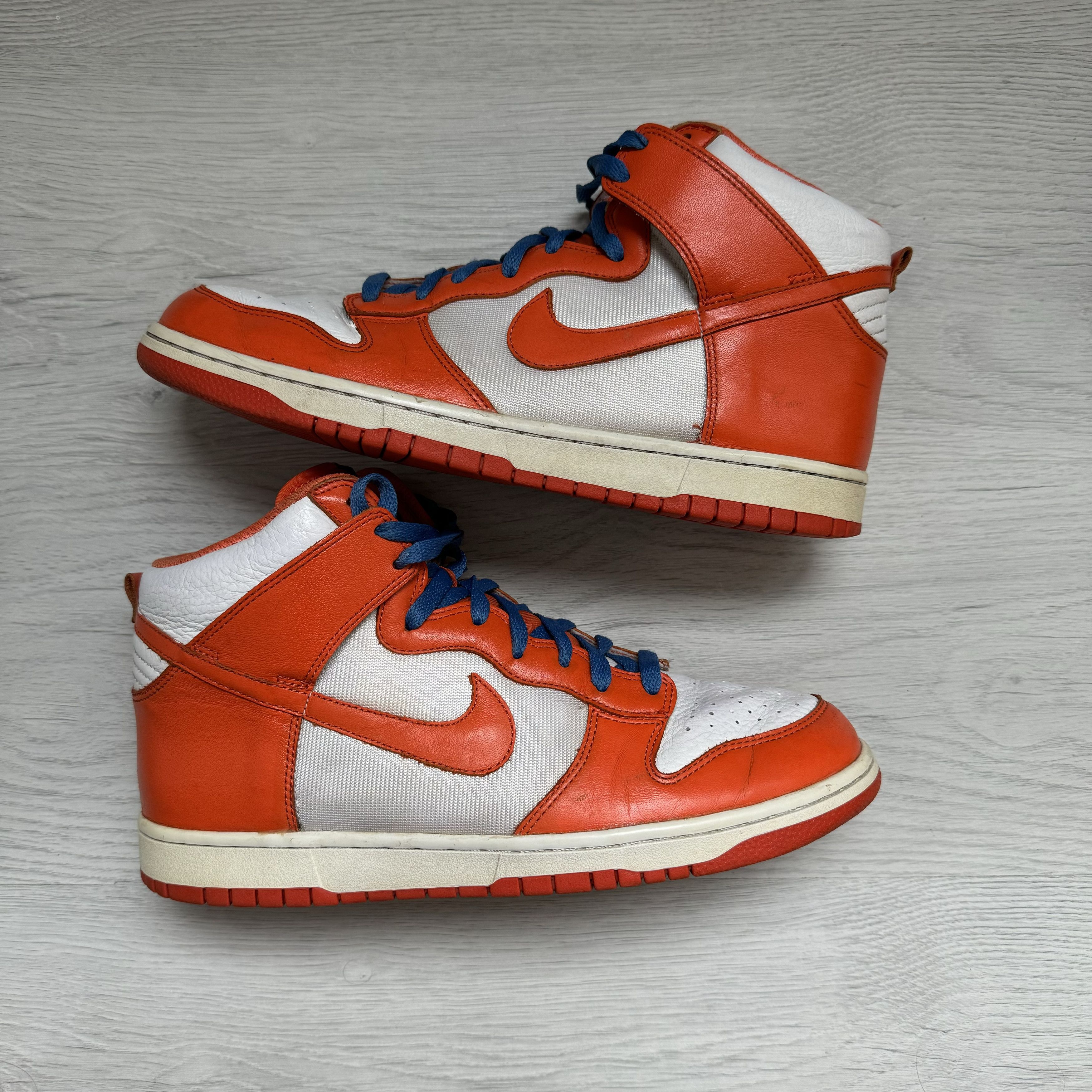 Nike Nike Dunk High Syracuse White Orange Blaze Size US 11 / EU 44 - 2 Thumbnail