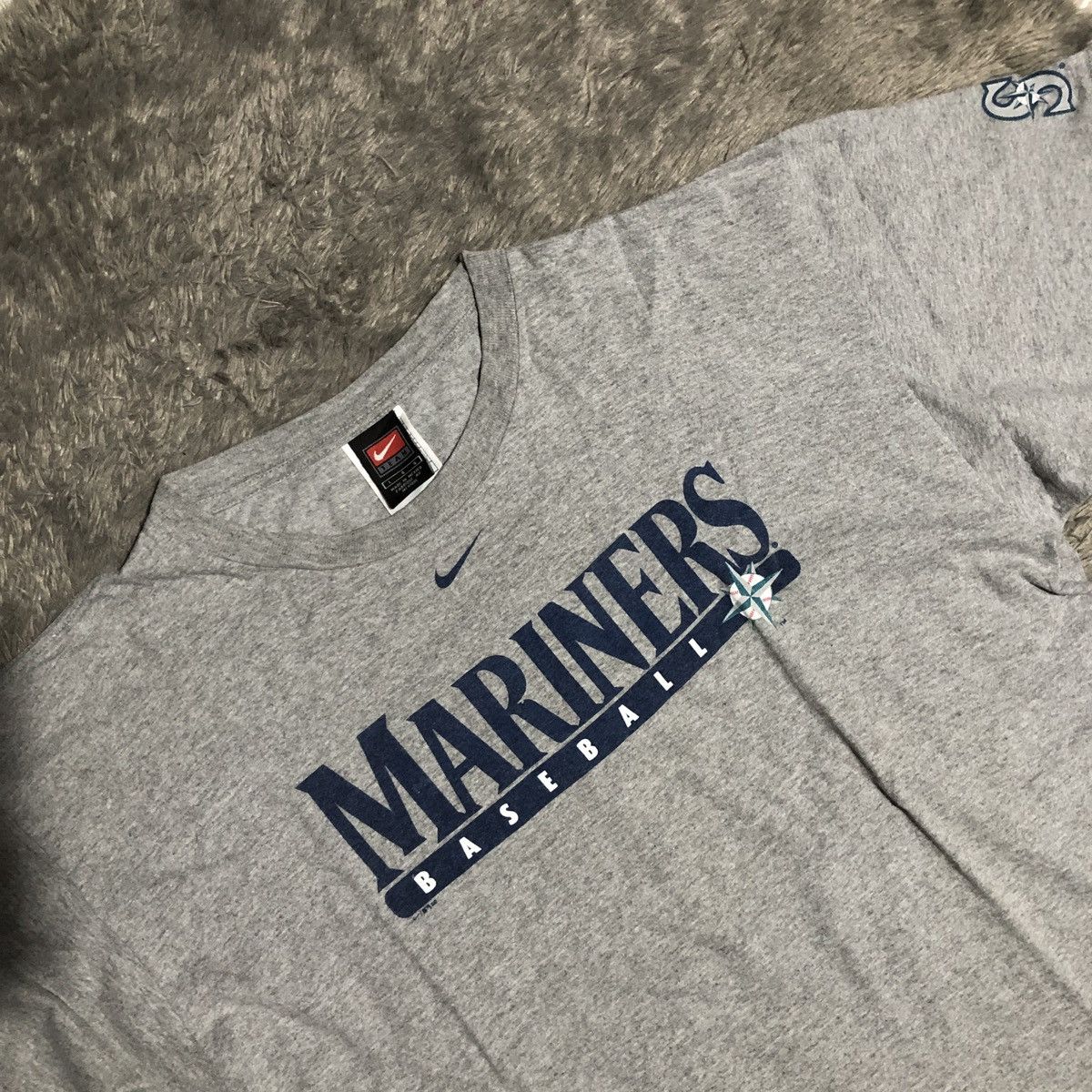 MLB × Nike × Vintage Vtg 90’ NIKE MLB MARINERS CENTER LOGO TSHIRT Size US XL / EU 56 / 4 - 2 Thumbnail