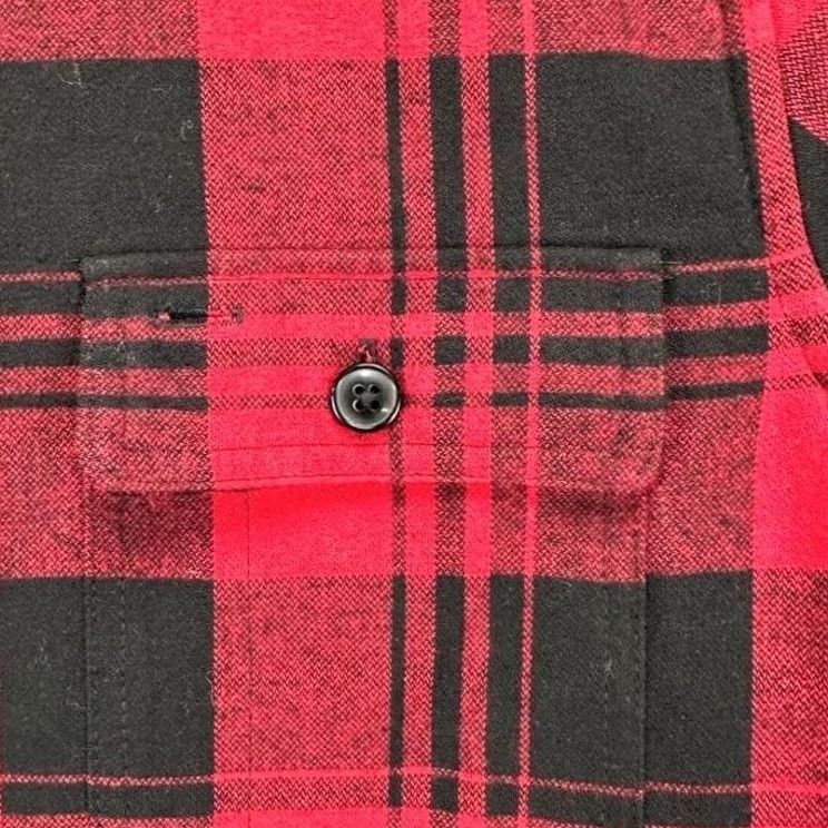 Vintage VINTAGE J Crew Shirt Shacket Mens Small Red Plaid Sherpa Lined Flannel Flap Pockets NEW Size US S / EU 44-46 / 1 - 4 Thumbnail