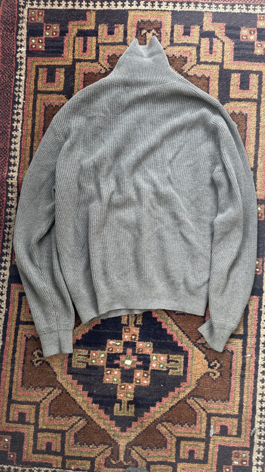 Buck Mason Buck Mason Cotton Cashmere Ribbed Turtle Neck Size US M / EU 48-50 / 2 - 5 Thumbnail