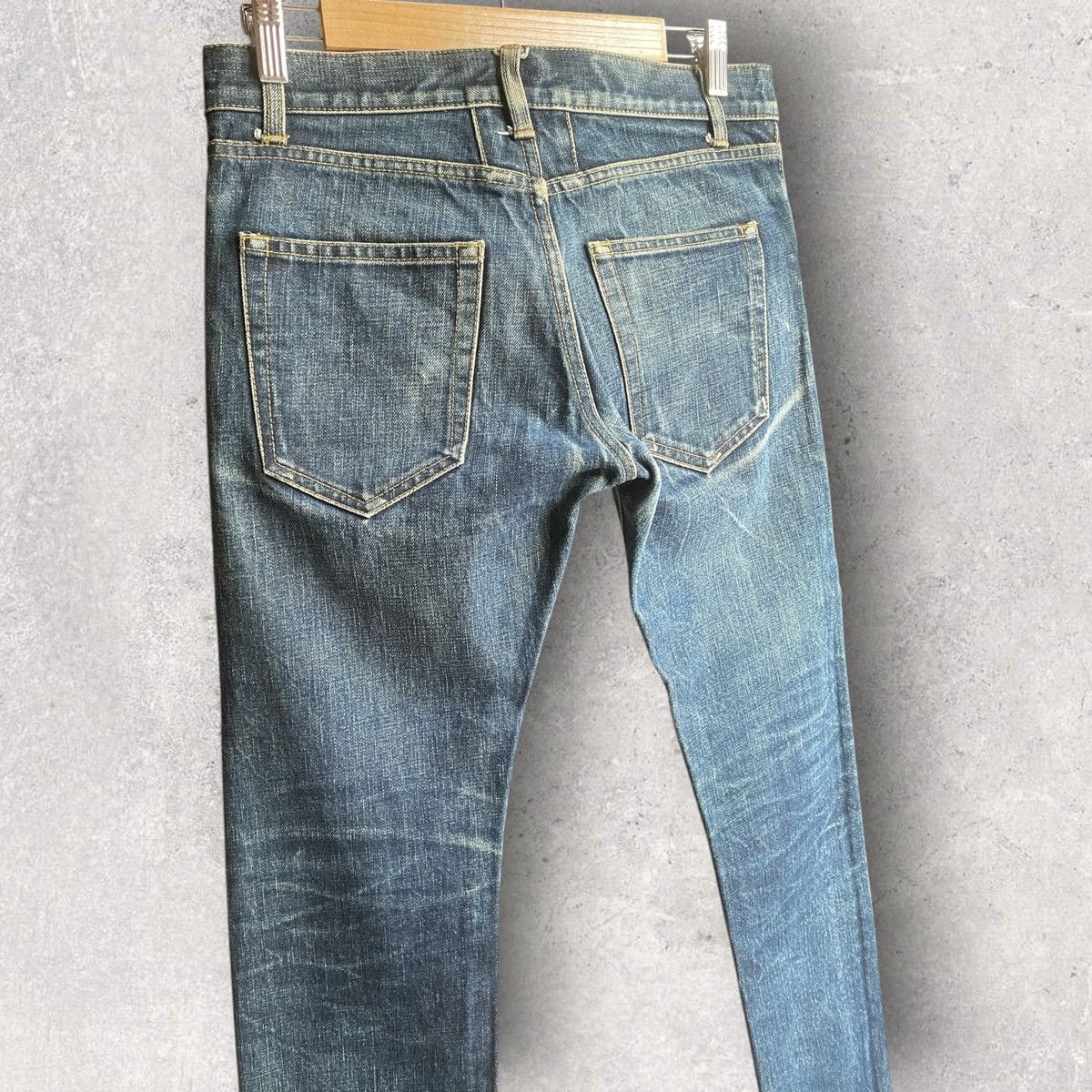Saint Laurent Paris 2013 SLP D01 Blue Raw Denim By Hedi Slimane Size US 29 - 4 Thumbnail