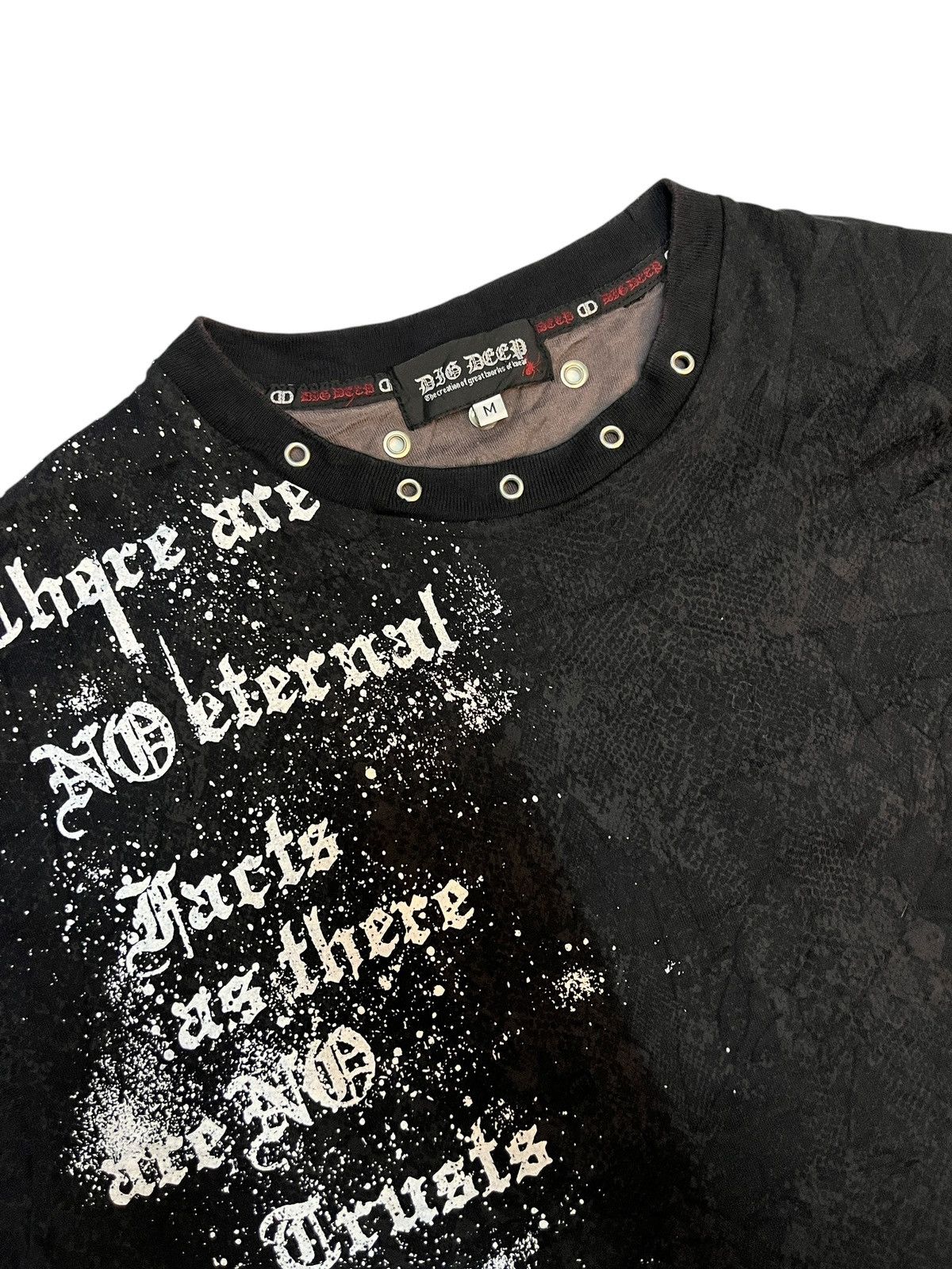Hysteric Glamour Y2K Dig Deep Poem Piercing Tee Size US M / EU 48-50 / 2 - 5 Thumbnail