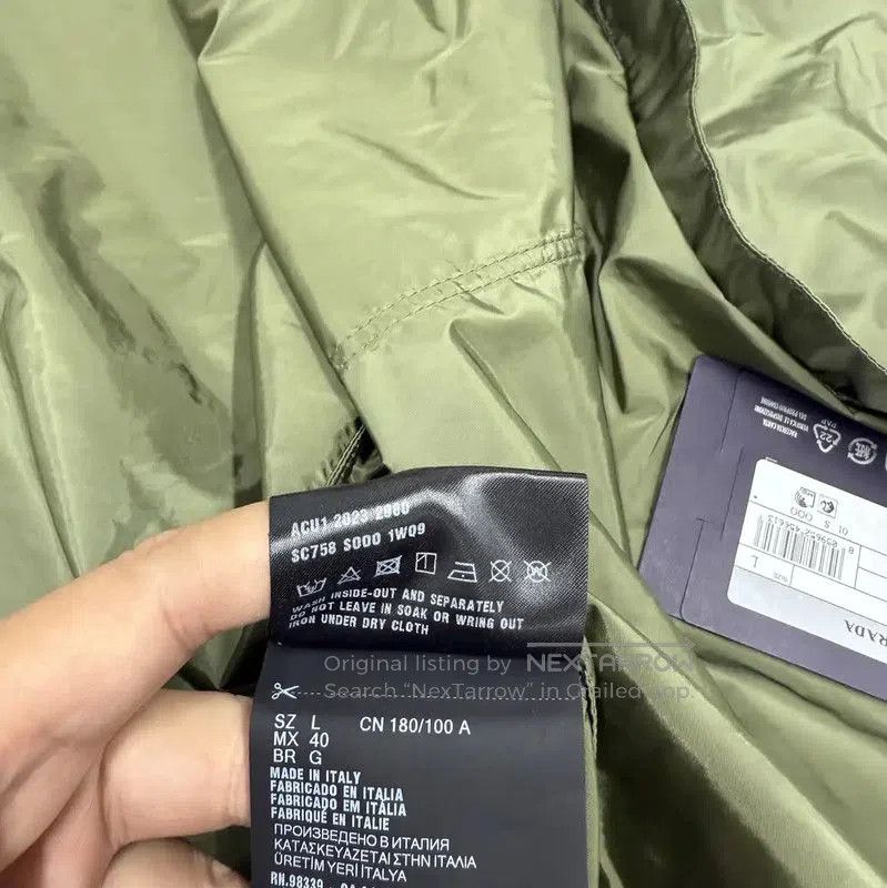 Prada Prada Men's Summer Green Polyester T-Shirt. Size US L / EU 52-54 / 3 - 4 Thumbnail