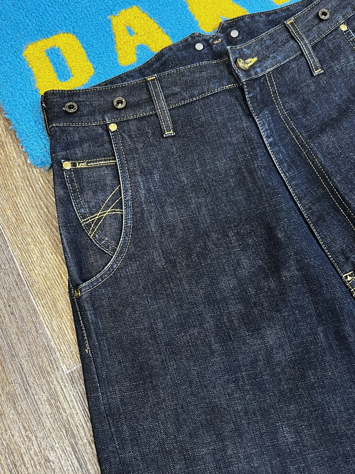 Lee × Vivienne Westwood Vivienne Westwood Lee Parachute Banana Blue Denim Pant Size US 32 / EU 48 - 8 Thumbnail