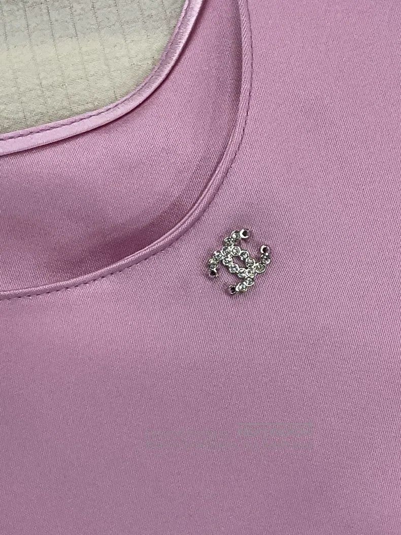 Chanel Chanel 23P pink silk satin dress Size XS / US 0-2 / IT 36-38 - 4 Thumbnail