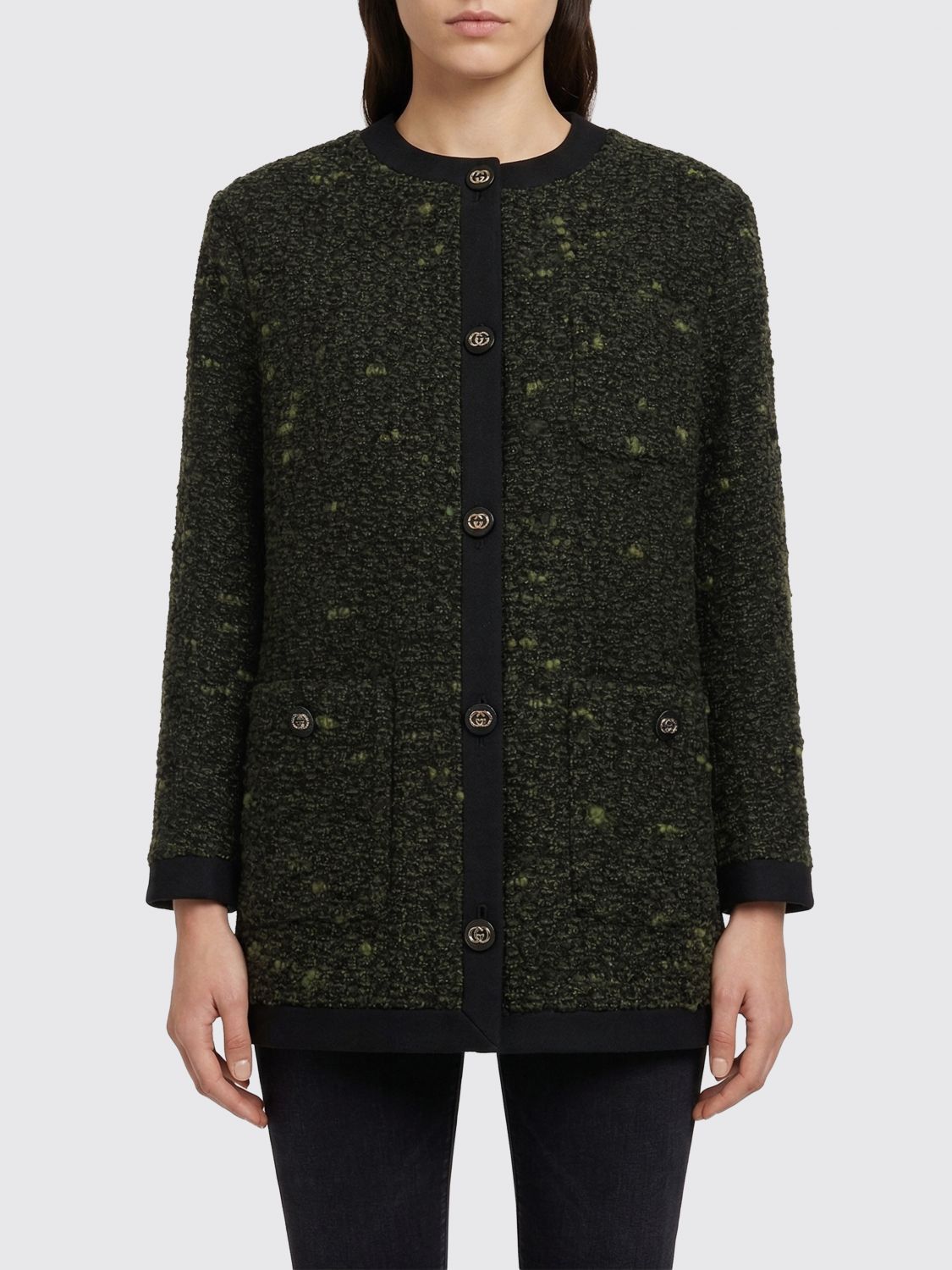 Gucci Gucci Sweater Woman Green Size S / US 4 / IT 40 - 1 Thumbnail