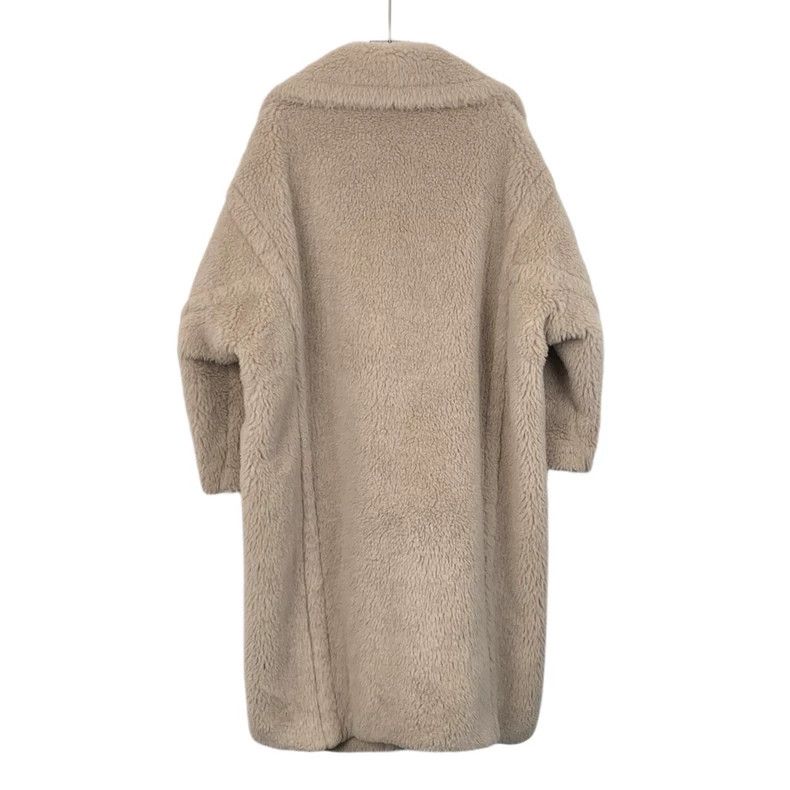Max Mara Max Mara Teddy Collection Sand Teddy Alpaca Lapel Double B Size S / US 4 / IT 40 - 2 Thumbnail