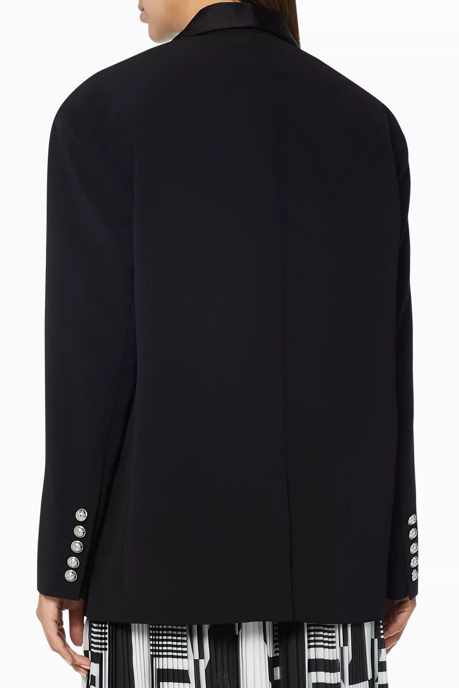 Balmain o1y0525 Blazer in Black Size S / US 4 / IT 40 - 3 Thumbnail