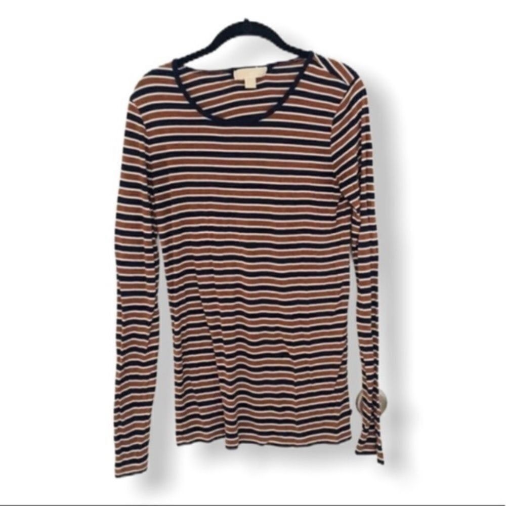 Michael Kors Michael Kors Women’s Striped Long Sleeve Top Size Small – Ca Size S / US 4 / IT 40 - 3 Thumbnail