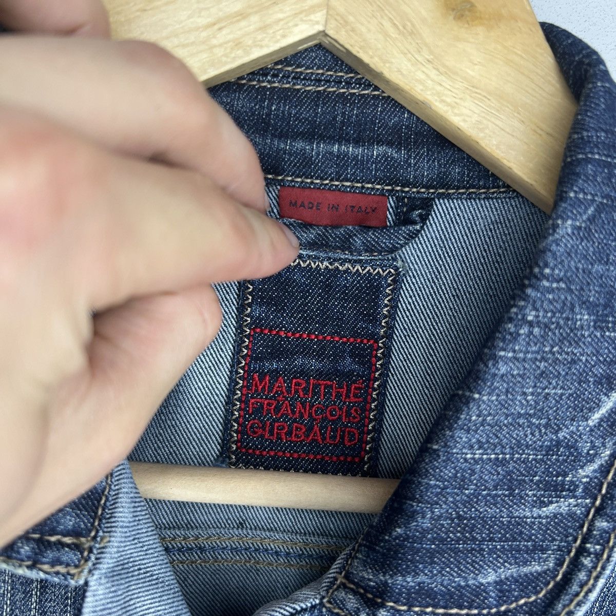 Marithe + Francois Girbaud Vintage Marithe Francois Girbaud Denim Jeans Jacket 30 USA Size M / US 6-8 / IT 42-44 - 5 Thumbnail