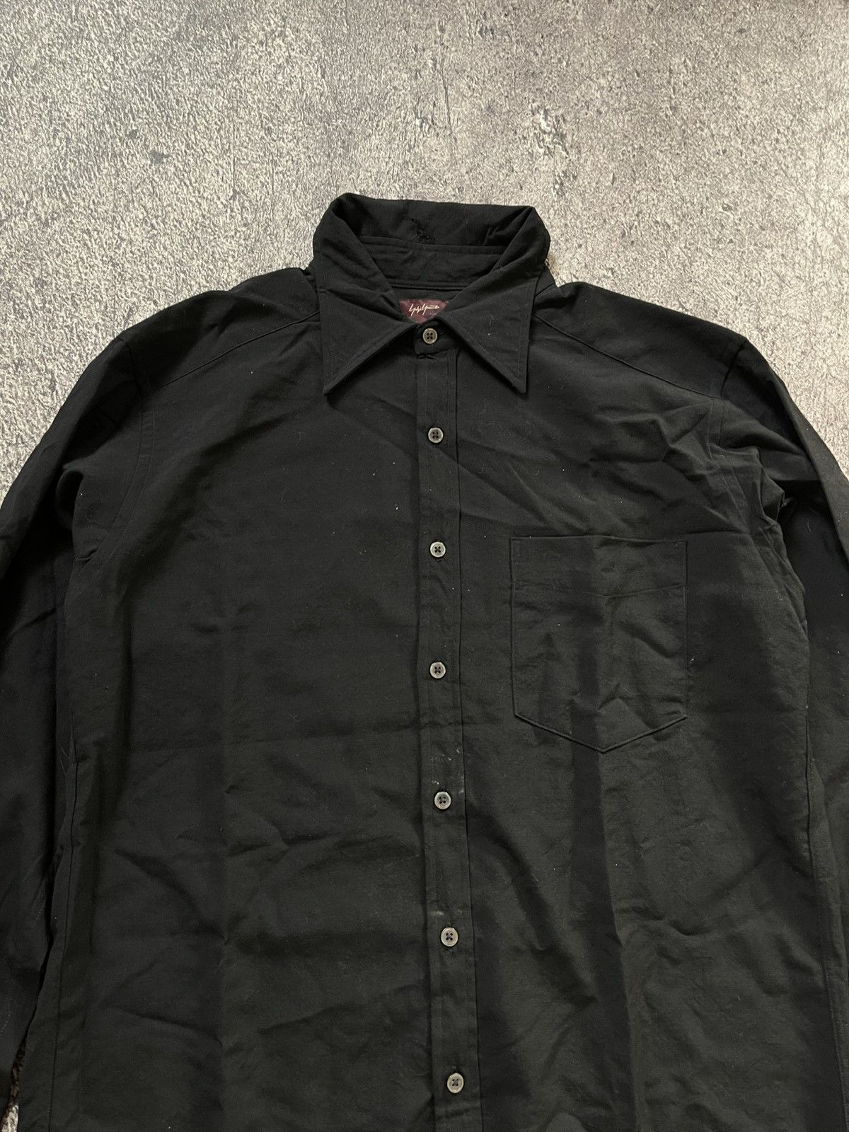 Yohji Yamamoto Vintage Yohji Yamamoto Durban A.A.R Black Shirt Size US L / EU 52-54 / 3 - 4 Thumbnail