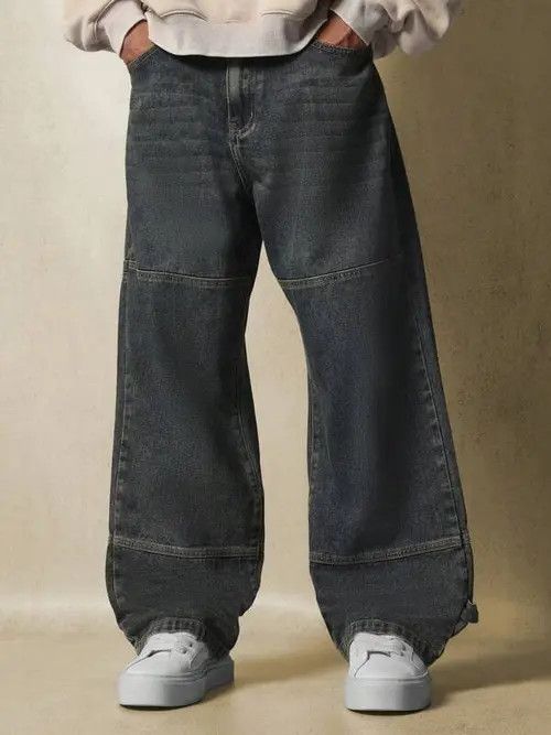 Jean × Vintage Loose Fit Denim 90sl Pants Oversized Size US 34 / EU 50 - 1 Thumbnail
