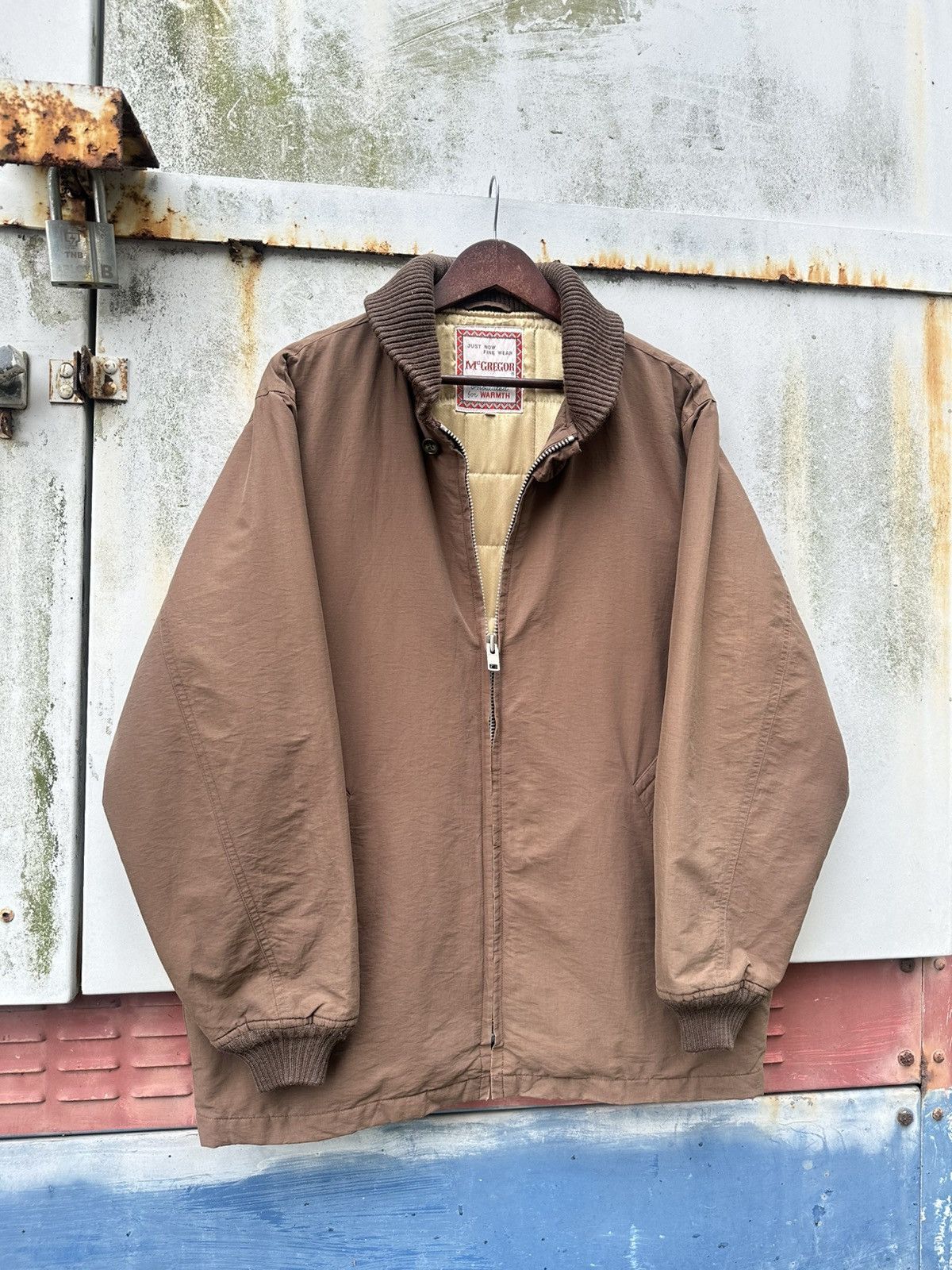 Vintage 👹MC.Gregor Light Puffer Long Bomber Jacket Size US L / EU 52-54 / 3 - 3 Thumbnail