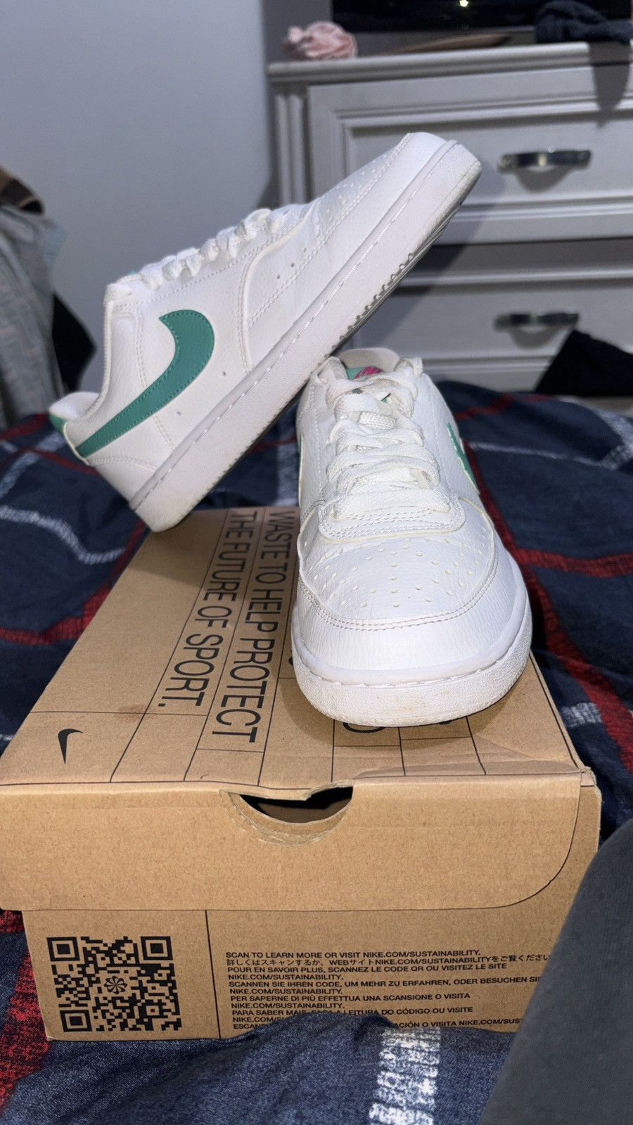 Nike W NIKE COURT VISION LO NN Size US 7 / IT 37 - 1 Thumbnail