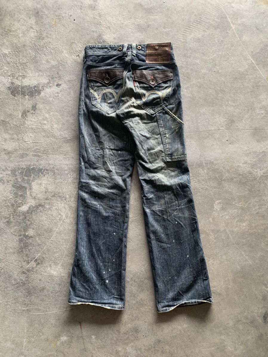 Edwin distressed semi flare edwin 503 blue trip Size US 30 / EU 46 - 2 Thumbnail