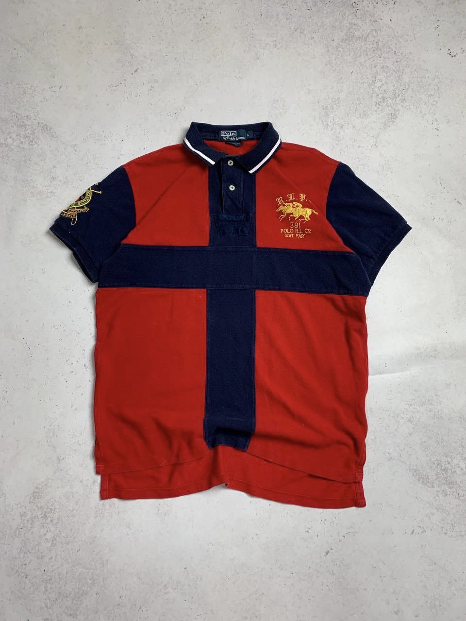 Polo Ralph Lauren Vintage Polo Ralph Lauren Jockey Club Polo Shirt Size US L / EU 52-54 / 3 - 1 Thumbnail