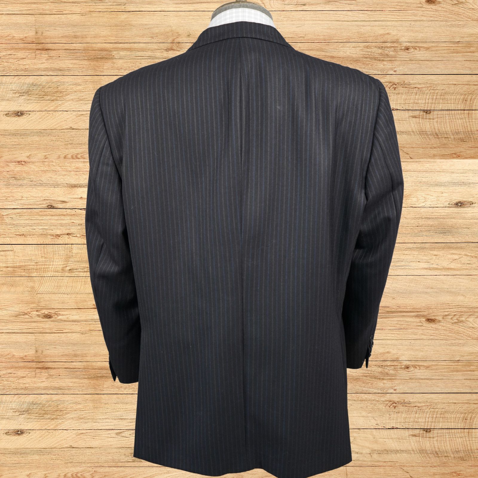 Ermenegildo Zegna Ermenegildo Zegna Blazer Mens 42S Navy 3 Button Wool Size 42S - 4 Thumbnail